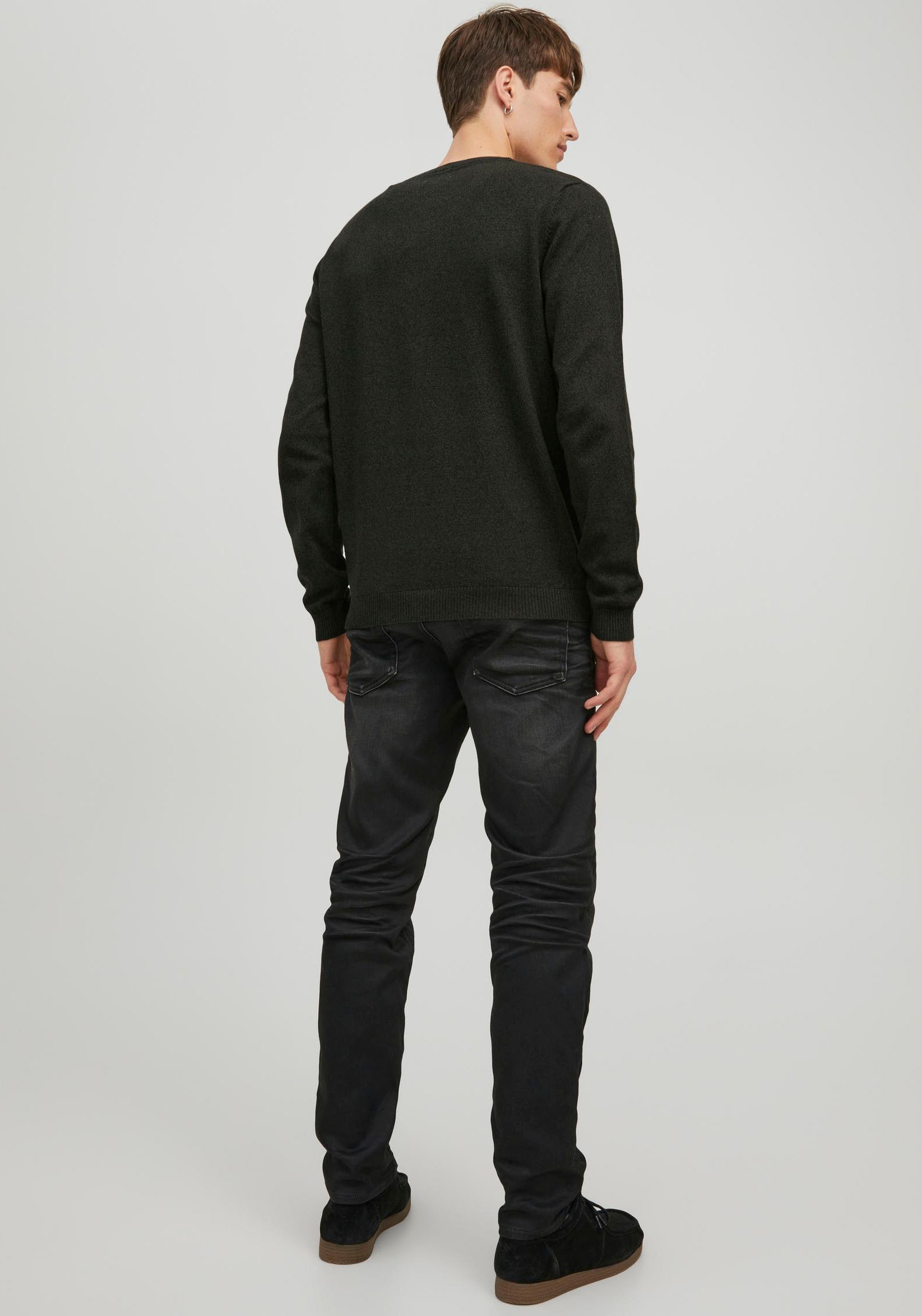 Jack & Jones Rundhalspullover »BASIC KNIT CREW NECK«