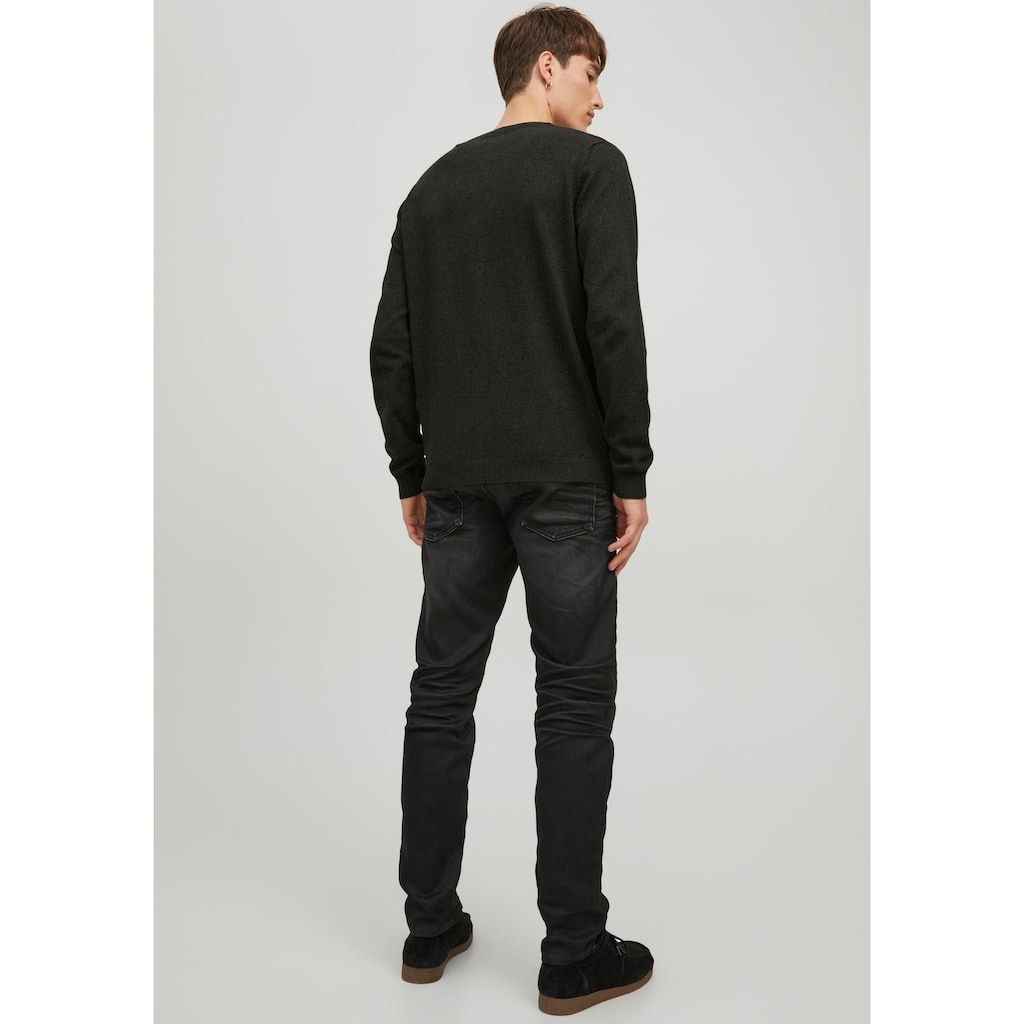 Jack & Jones Rundhalspullover »BASIC KNIT CREW NECK«