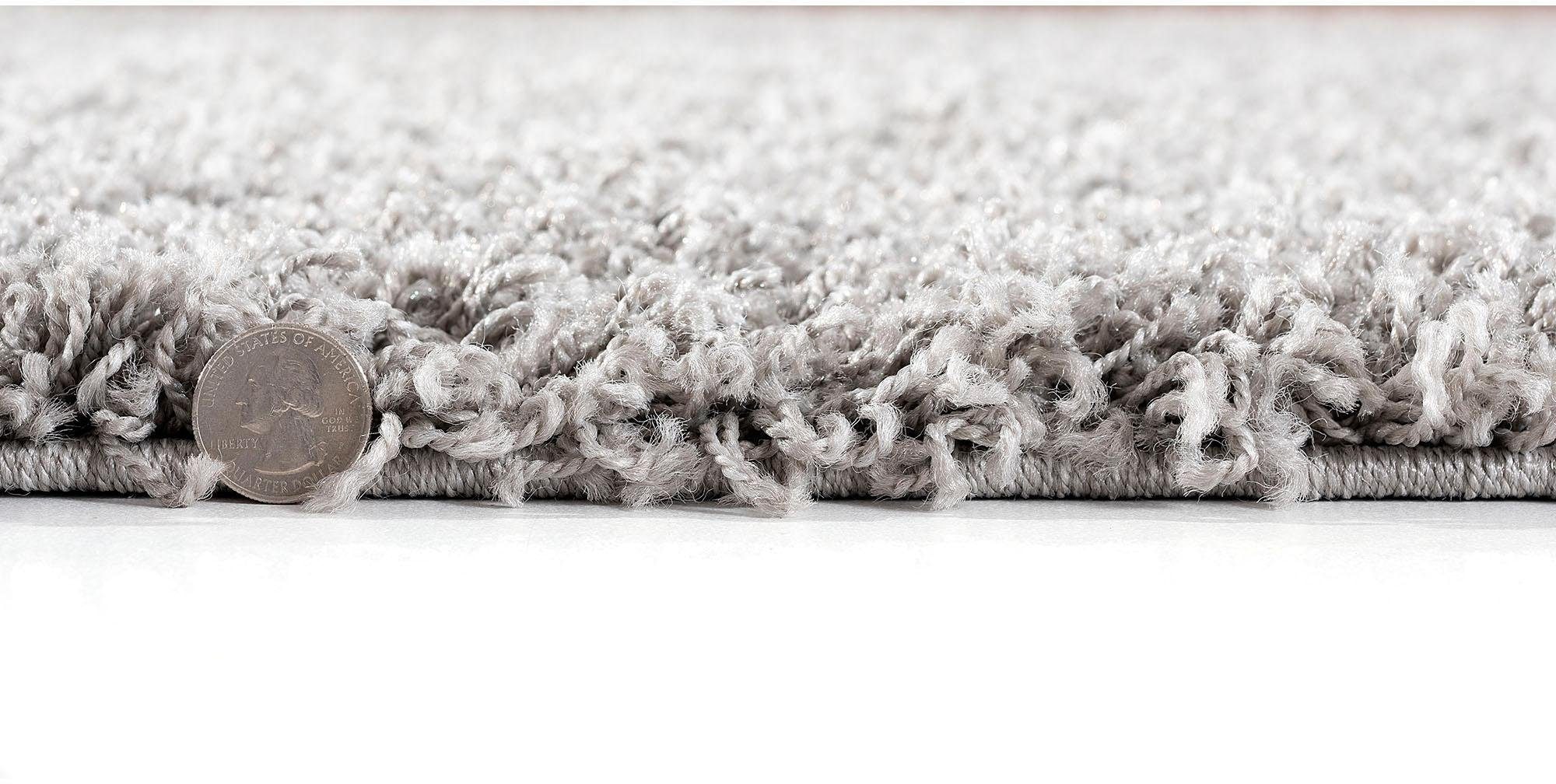 Sanat Hochflor-Läufer »LOCA«, rechteckig, 30 mm Höhe, Wohnzimmer, Langflor, Shaggy, Schlafzimmer
