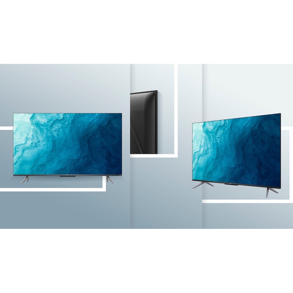 TCL QLED-Fernseher »43C735X2«, 108 cm/43 Zoll, 4K Ultra HD, Smart-TV-Google TV, HDR Premium, Dolby Atmos, HDMI 2.1, Metallgehäuse, ONKYO-Sound