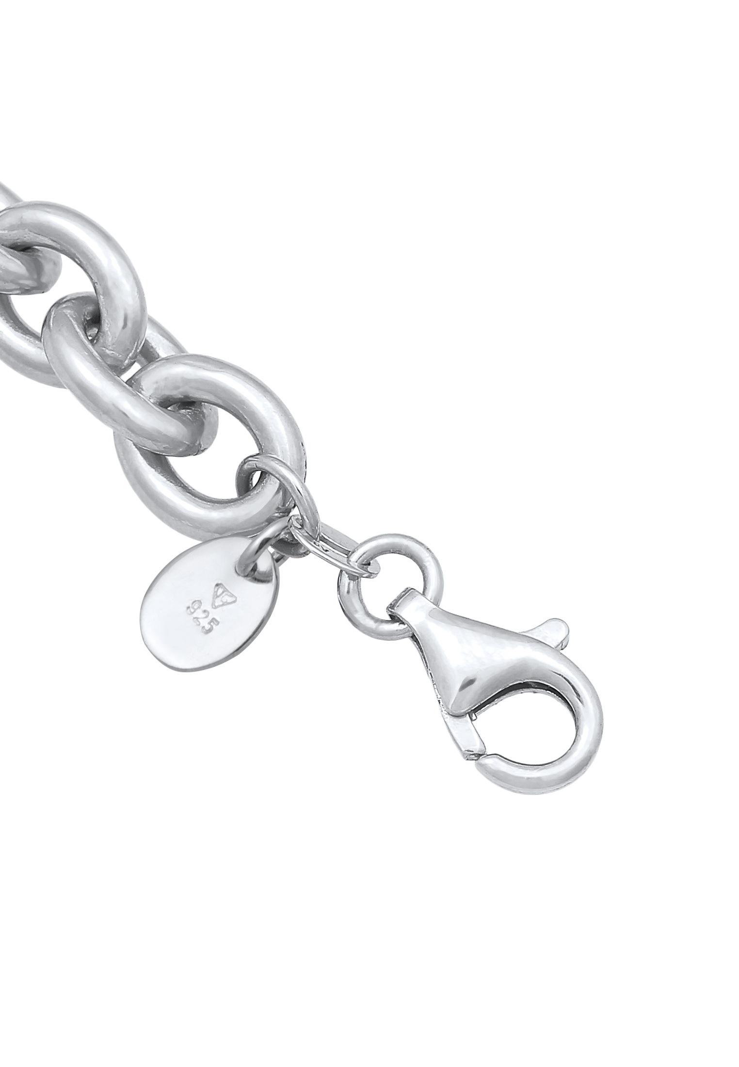 Elli Premium Fußkette »Fußschmuck Glieder Barock Süßwasserzuchtperle 925er Silber«