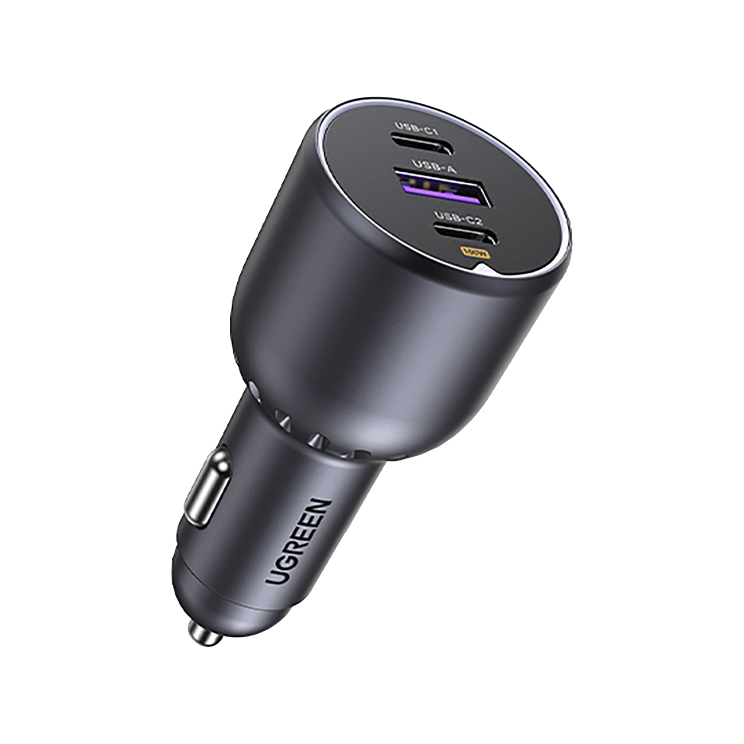 UGREEN USB-Ladegerät »130W 3-Port Fast Car Charger EC705«, 2x USB-A und 1x USB-C fürs Auto