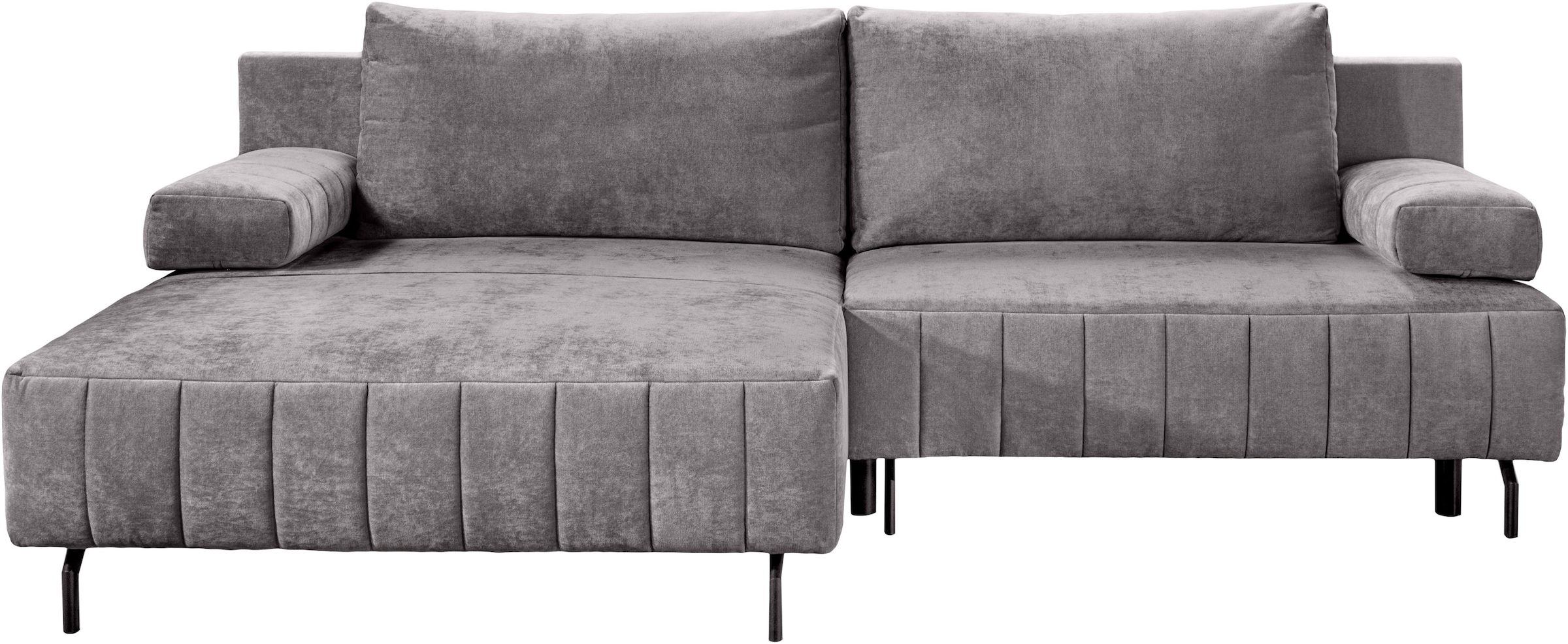 exxpo - sofa fashion Ecksofa inkl. Bettfunktion und Bettkasten, 15cm bodenfrei, Breite 262cm