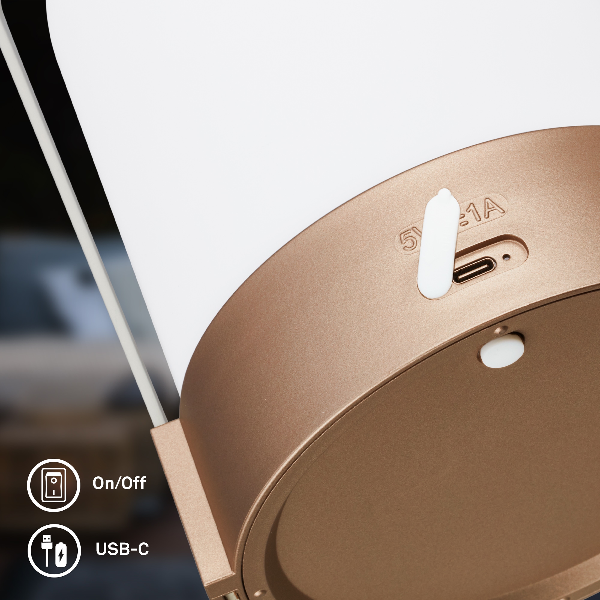 Briloner Leuchten LED Tischleuchte »ASA BIG« LED-Board 1 Stk. Warmweiß 14,5x13,5x24 cm, Indoor/Outdoor, Balkon, Terrasse, Wohnzimmer