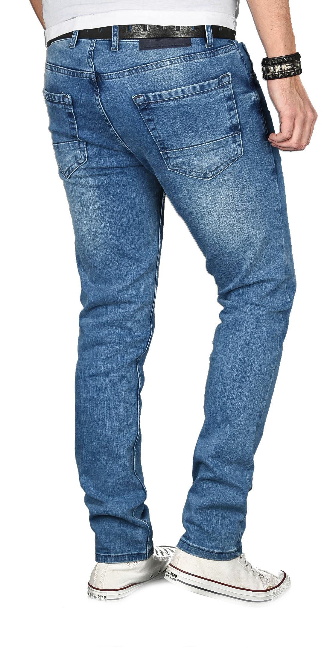 Alessandro Salvarini Regular-fit-Jeans »A. Salvarini Herren Jeans Salvarini-Basic3«