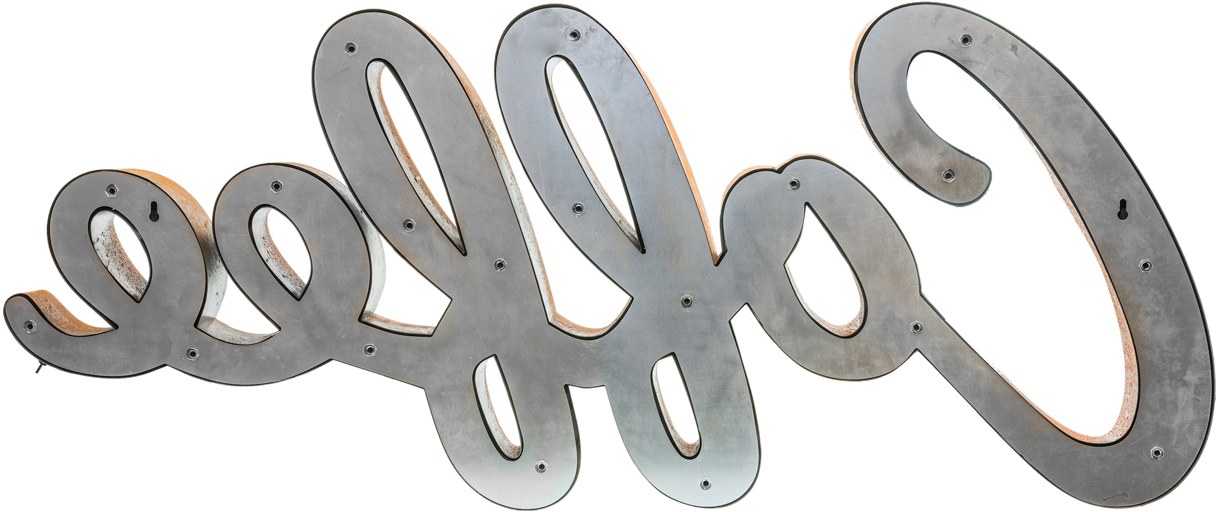 MARQUEE LIGHTS LED Dekolicht »Coffee« E14 1 Stk. Warmweiß Wandlampe, Tischlampe Kaffee, 46 Leuchtmittel E14 (exkl.) - 145x61 cm