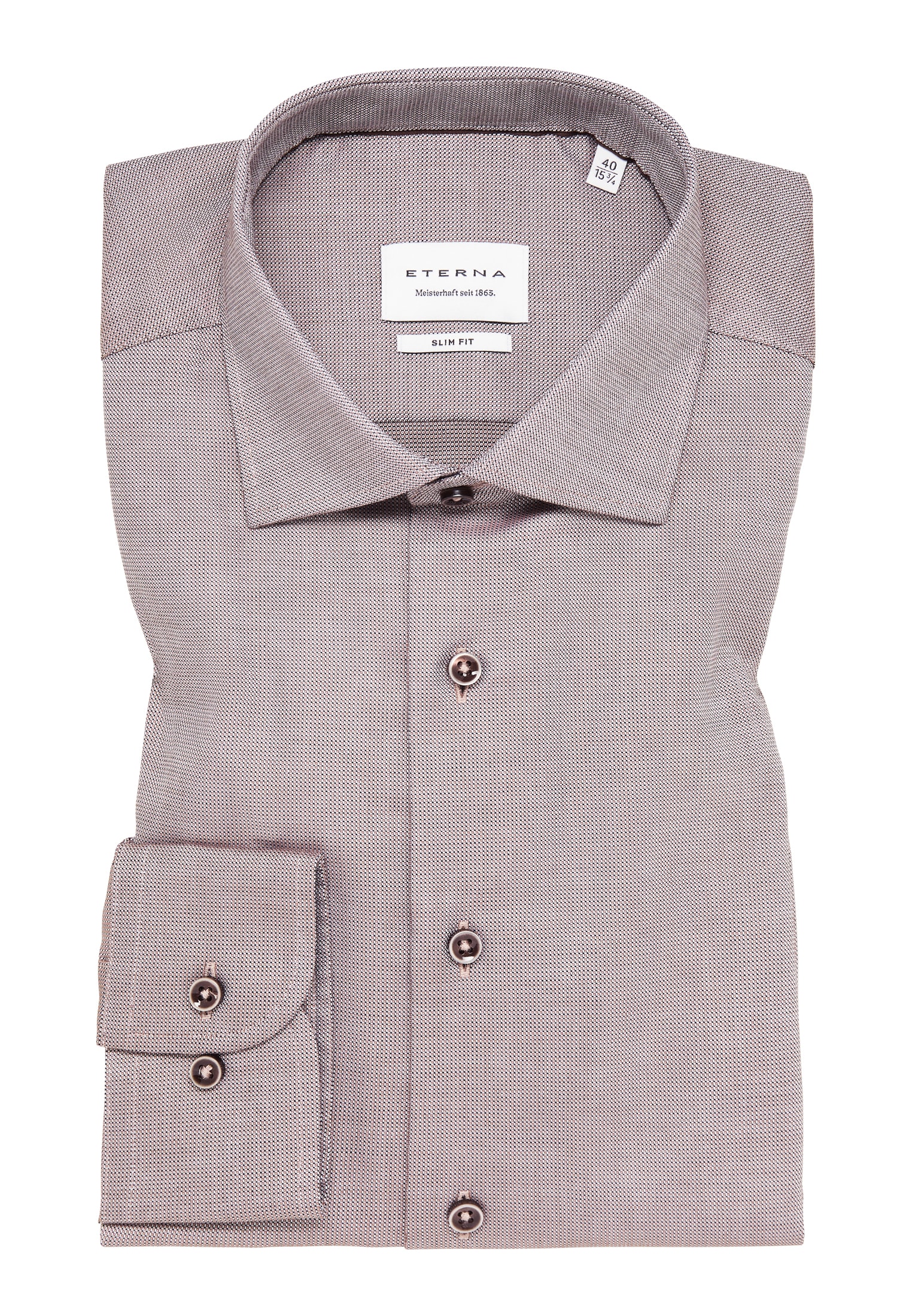 Eterna Langarmhemd »SLIM FIT« NON IRON (bügelfrei)