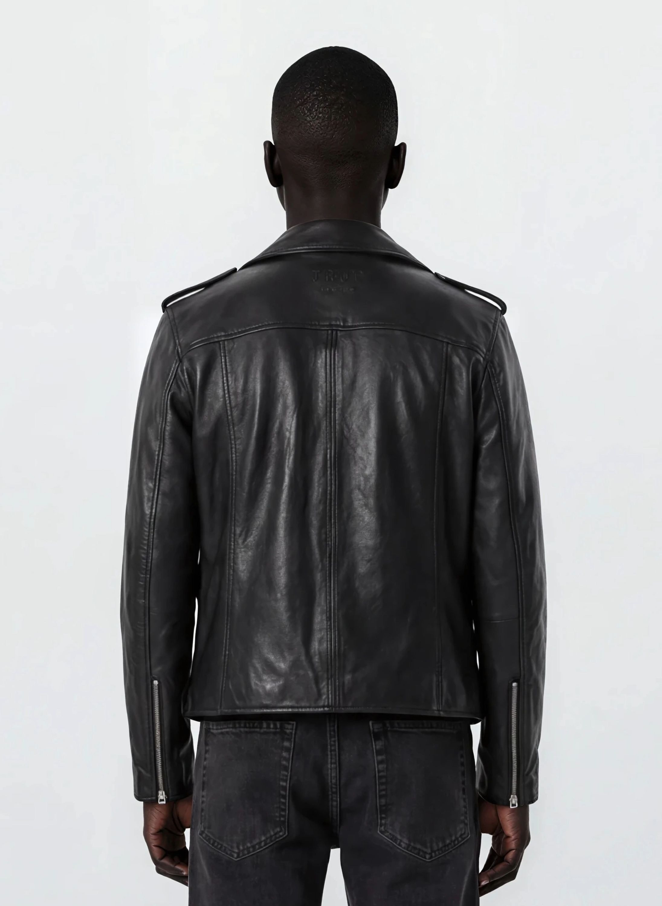 trueprodigy Lederjacke »Easton Diverse Reißverschlüsse und Gürtel« ohne Kapuze