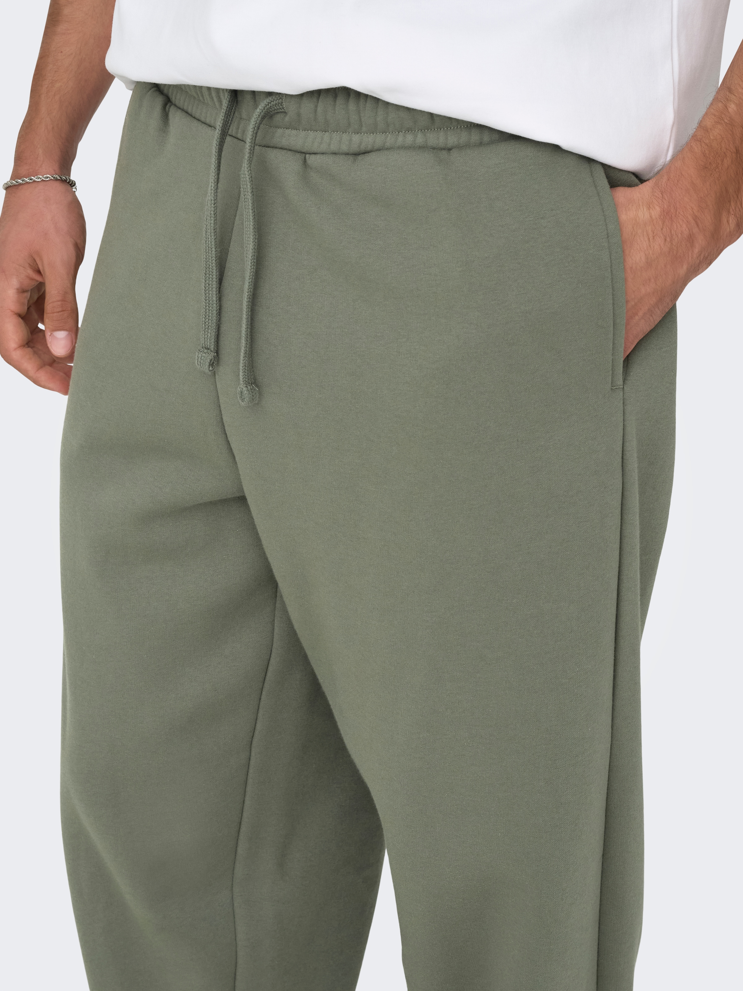 ONLY & SONS Sweathose »ONSCERES WIDE PANT NOOS«  Baumwollmischung, relaxed fit