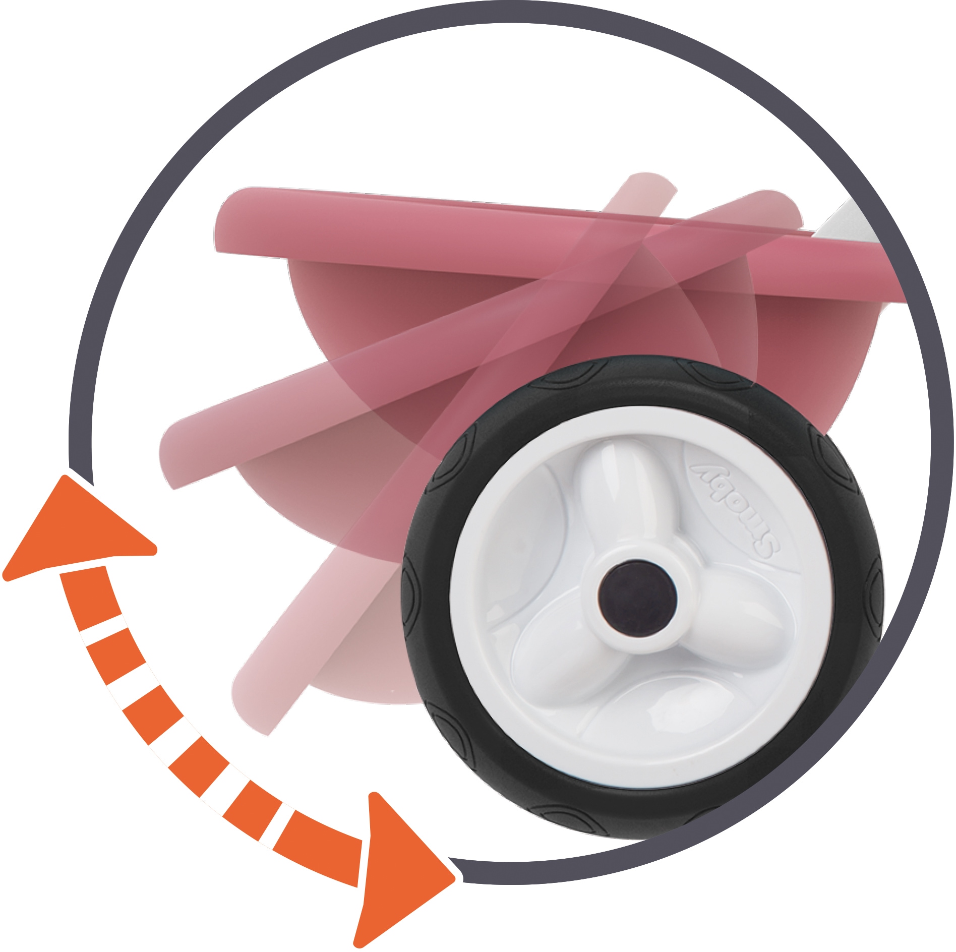 Smoby Dreirad »Be Move, rosa«, Made in Europe