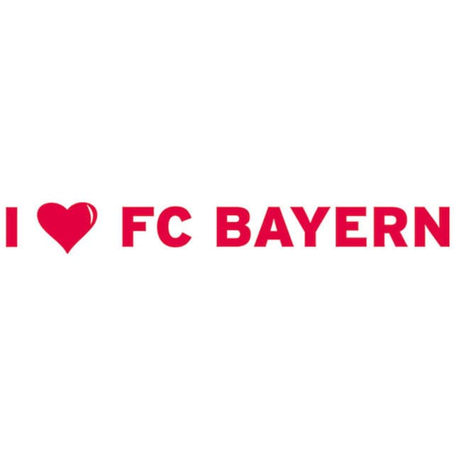 Wall-Art Wandtattoo »I LOVE FC BAYERN«, (1 St.) auf Raten kaufen