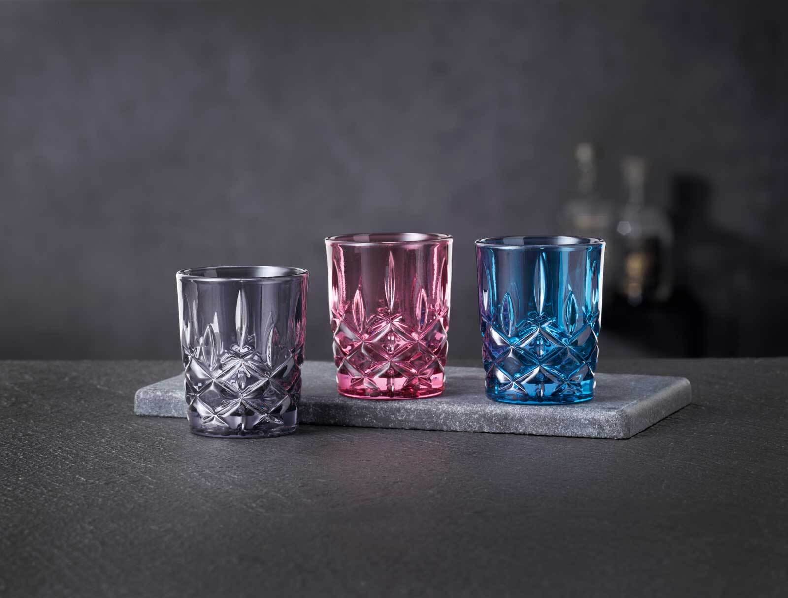 Nachtmann Schnapsglas »Stamper Mixed Colors Noblesse 55 ml 6er Set bunt«