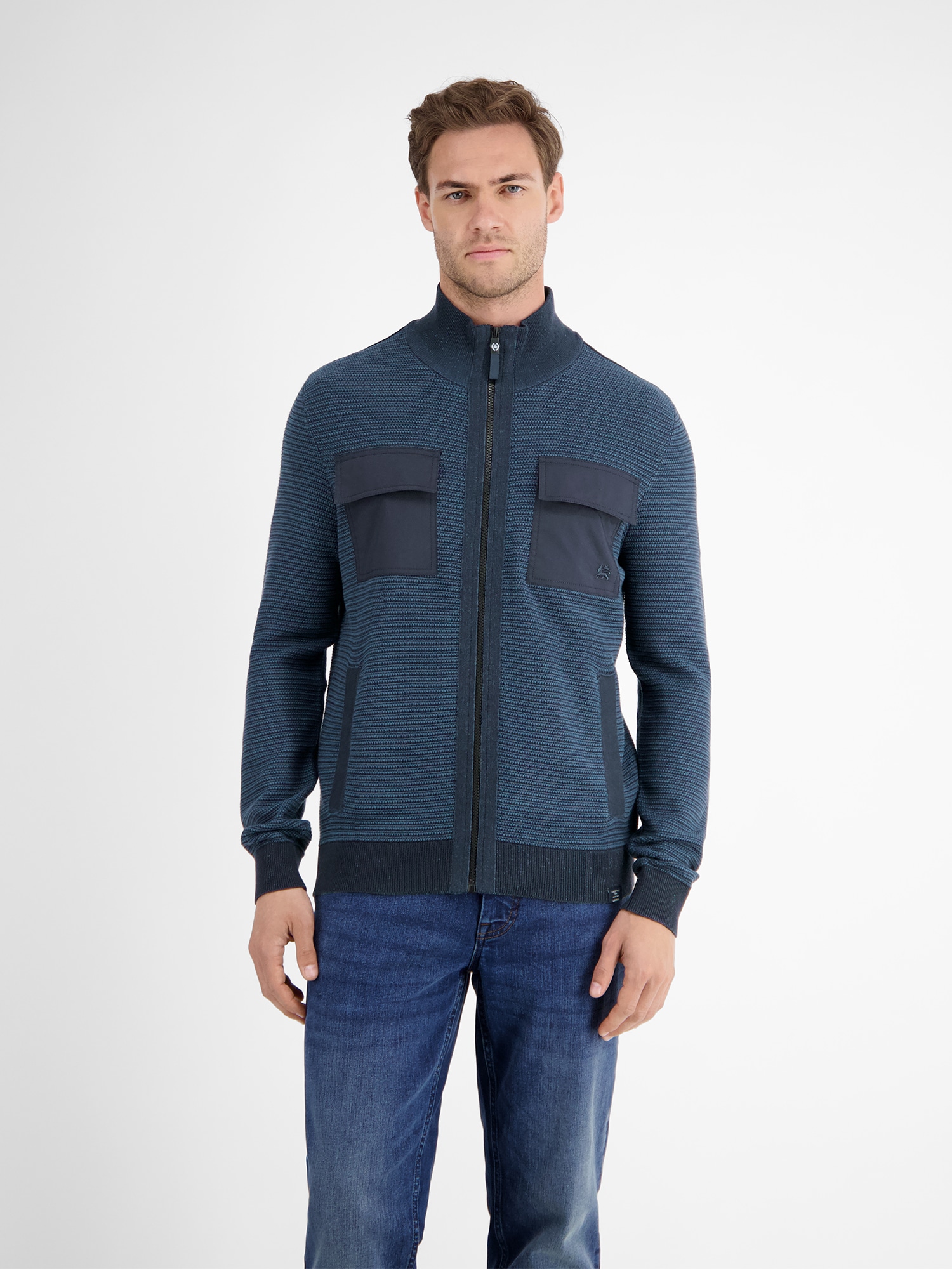 LERROS Strickjacke »LERROS Sportive Strickjacke für Herren«