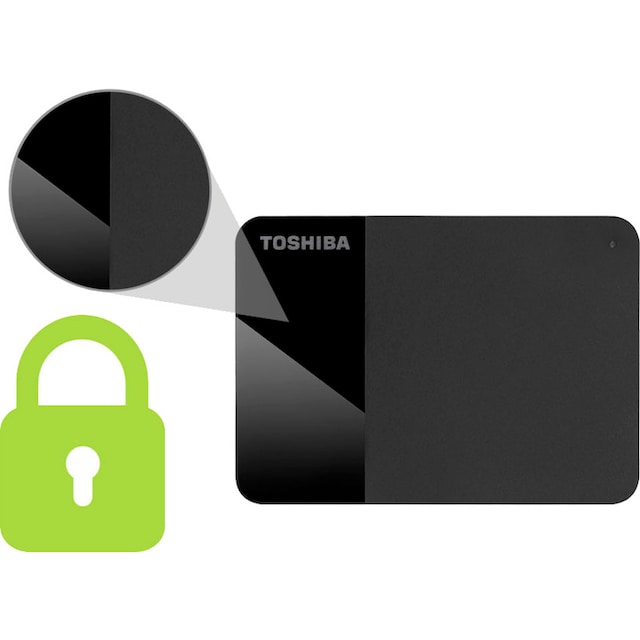 Toshiba externe HDD-Festplatte »Canvio Ready«, 2,5 Zoll, Anschluss USB 3.2  ➥ 3 Jahre XXL Garantie | UNIVERSAL