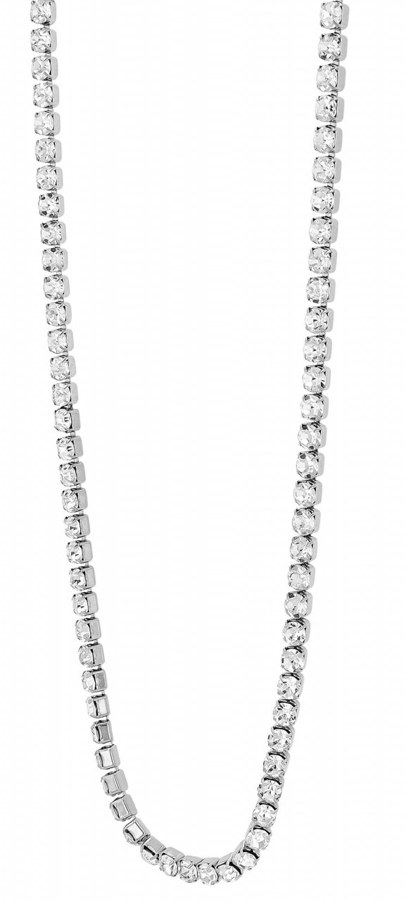 Adelia´s Edelstahlkette »Adelia's Damen Edelstahl Tenniskette Halskette 40 cm + 5.0 cm«