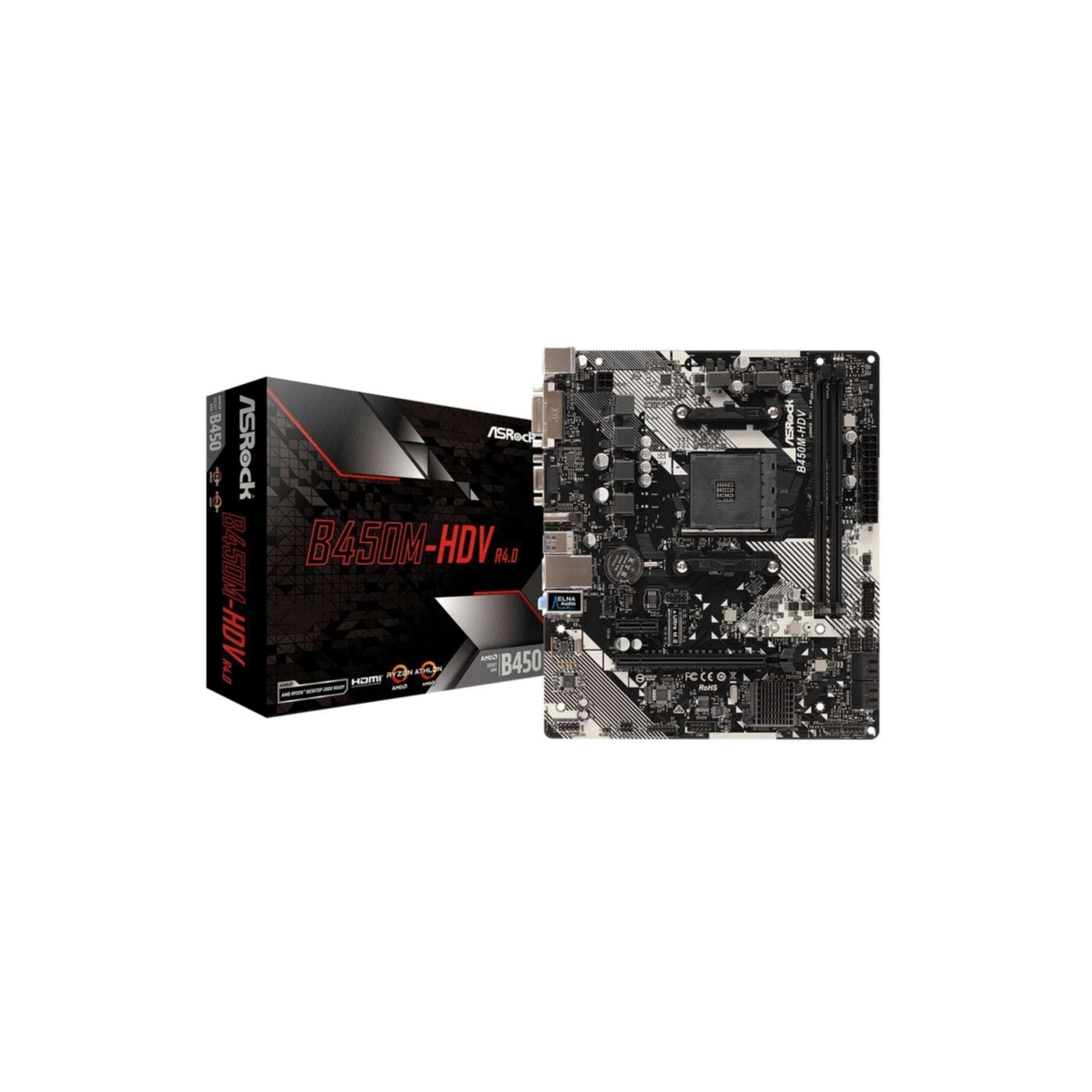 Asrock Mainboard »B450M-HDV R4.0«