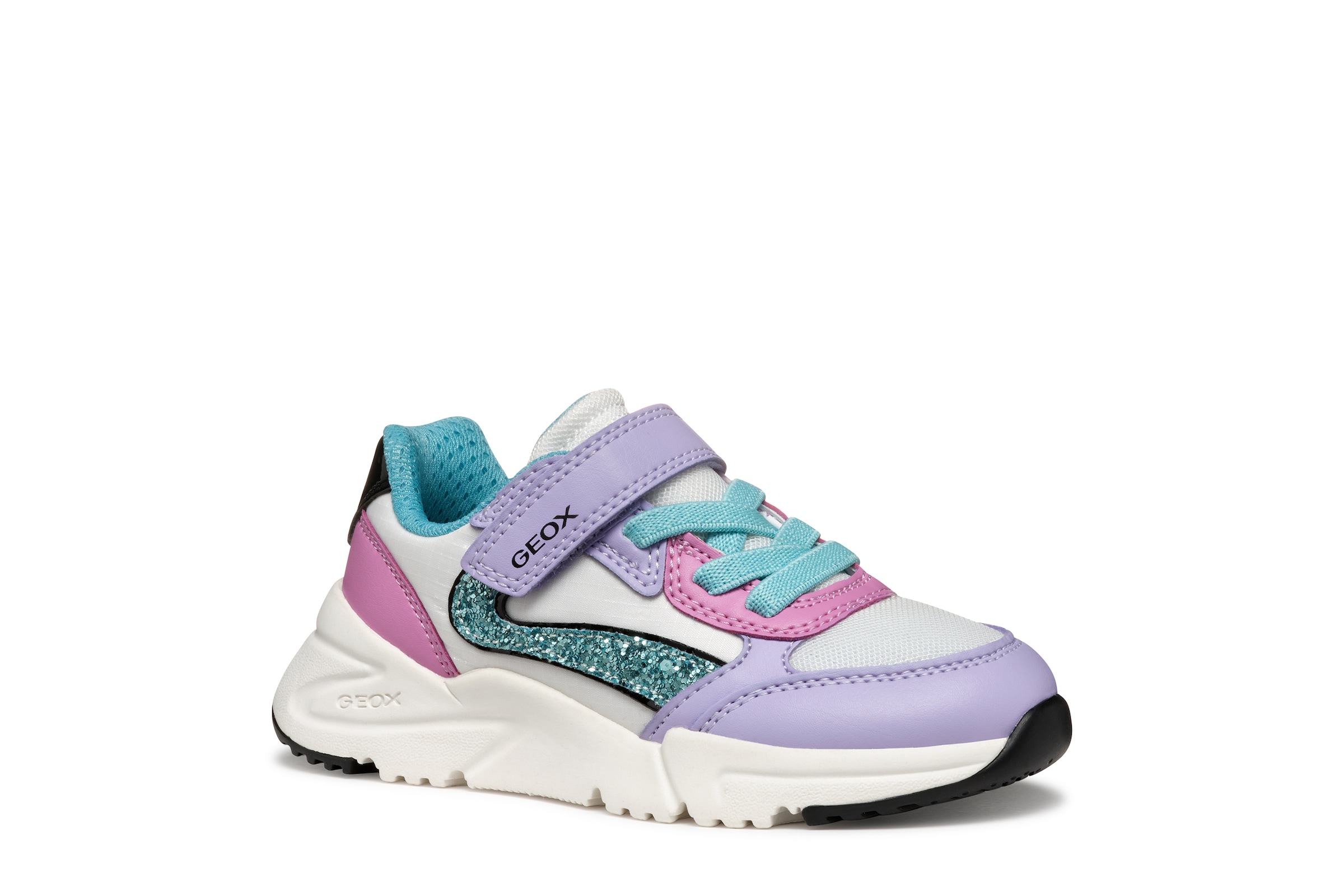 Geox Sneaker »J LOFTUS GIRL«  Slipper mit praktischem Klettverschluss, Größenschablone zum Download