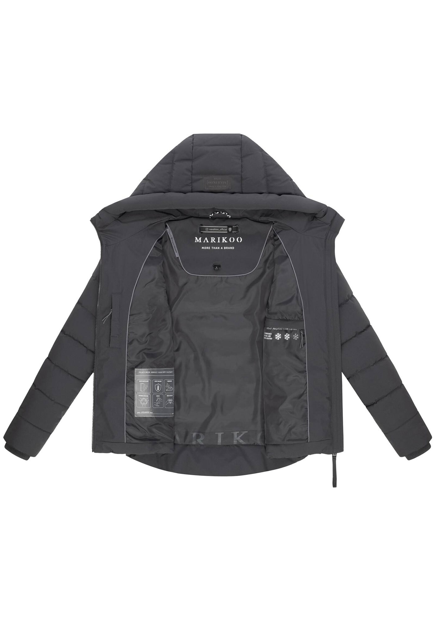 Marikoo Winterjacke »Marikoo Tayenaa Damen Herbst Winter Steppjacke N098«