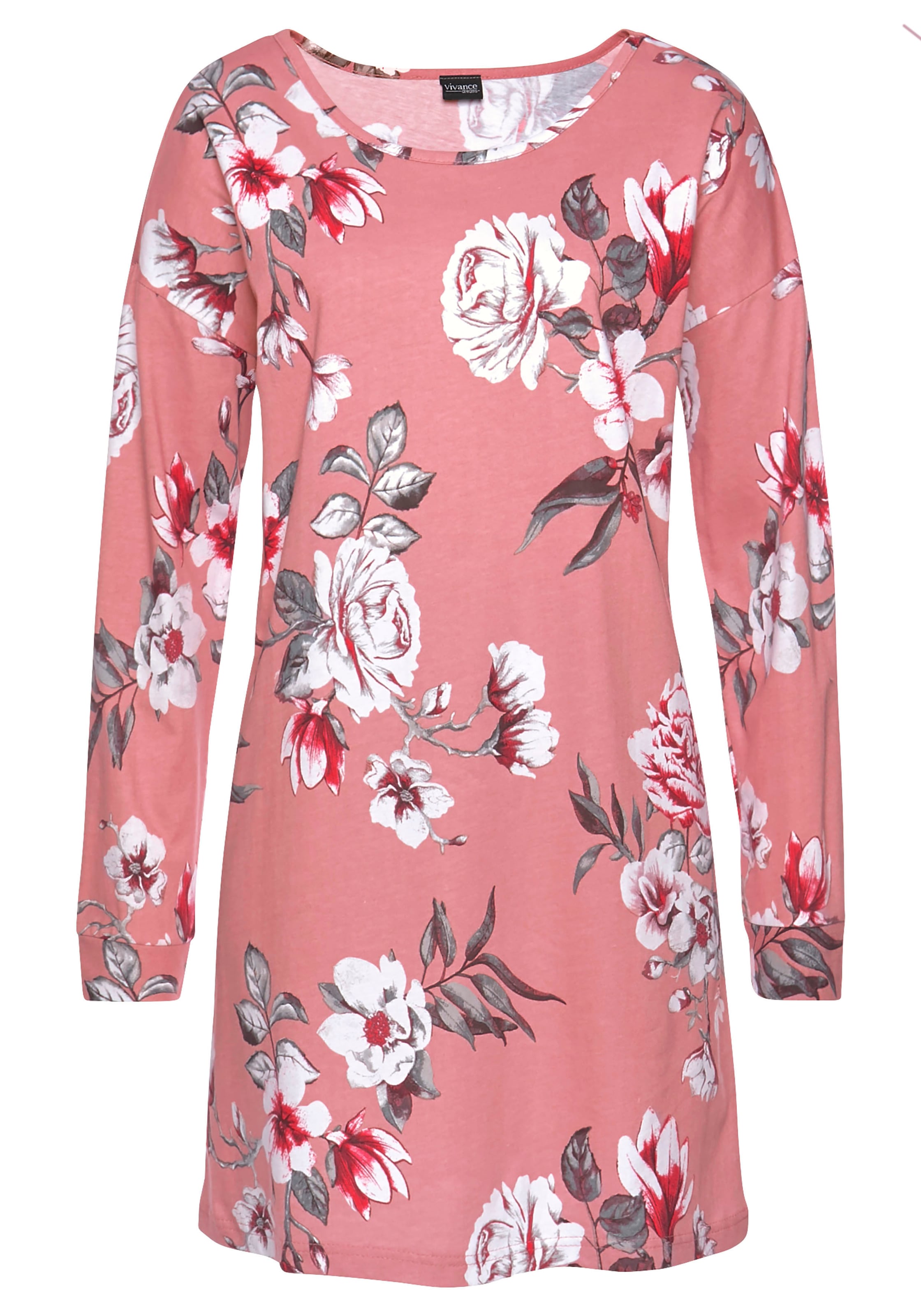 Vivance Dreams Nachthemd 1-teilig,  mit großem Blumendruck