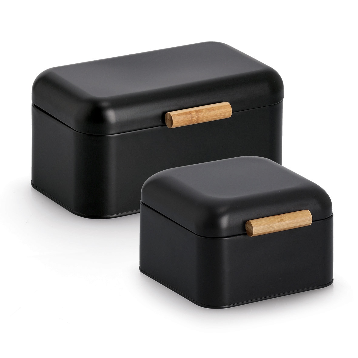 Zeller Present Brotkasten »Brotbox, Metall/Bambus« ca. 30,5x20,5x15 cm