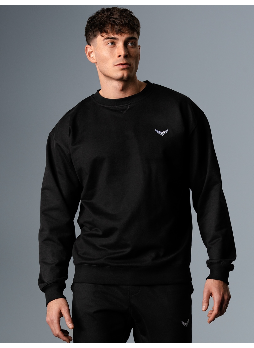 Trigema Sweatshirt »TRIGEMA Oversized Sweatshirt mit Logo-Patch«