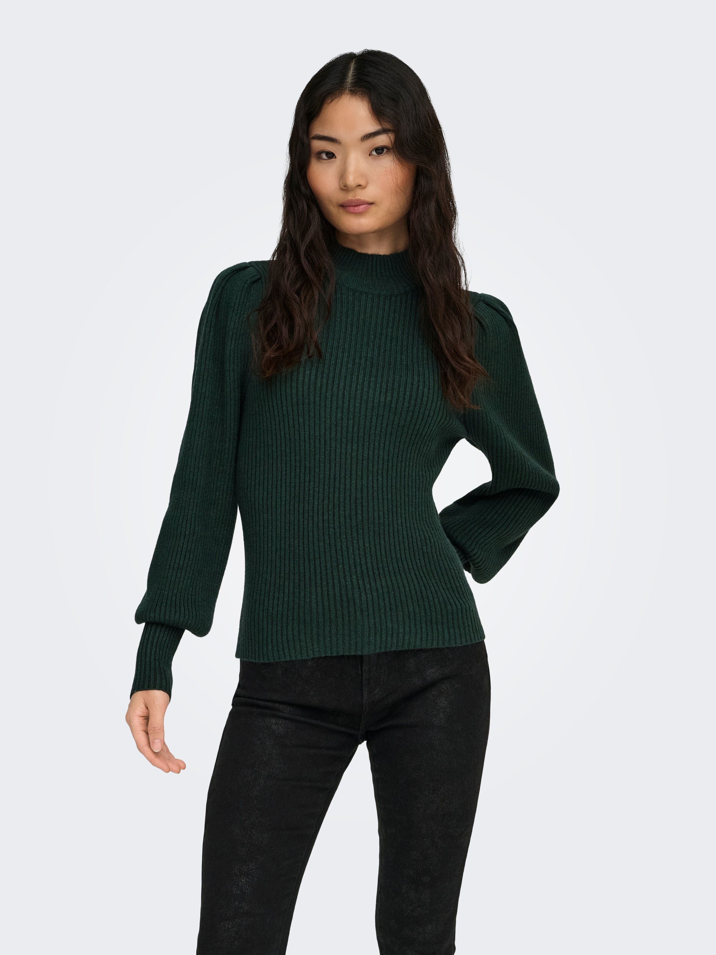 ONLY Strickpullover »ONLKATIA L/S HIGHNECK PULLOVER KNT NOOS« Viskosemischung