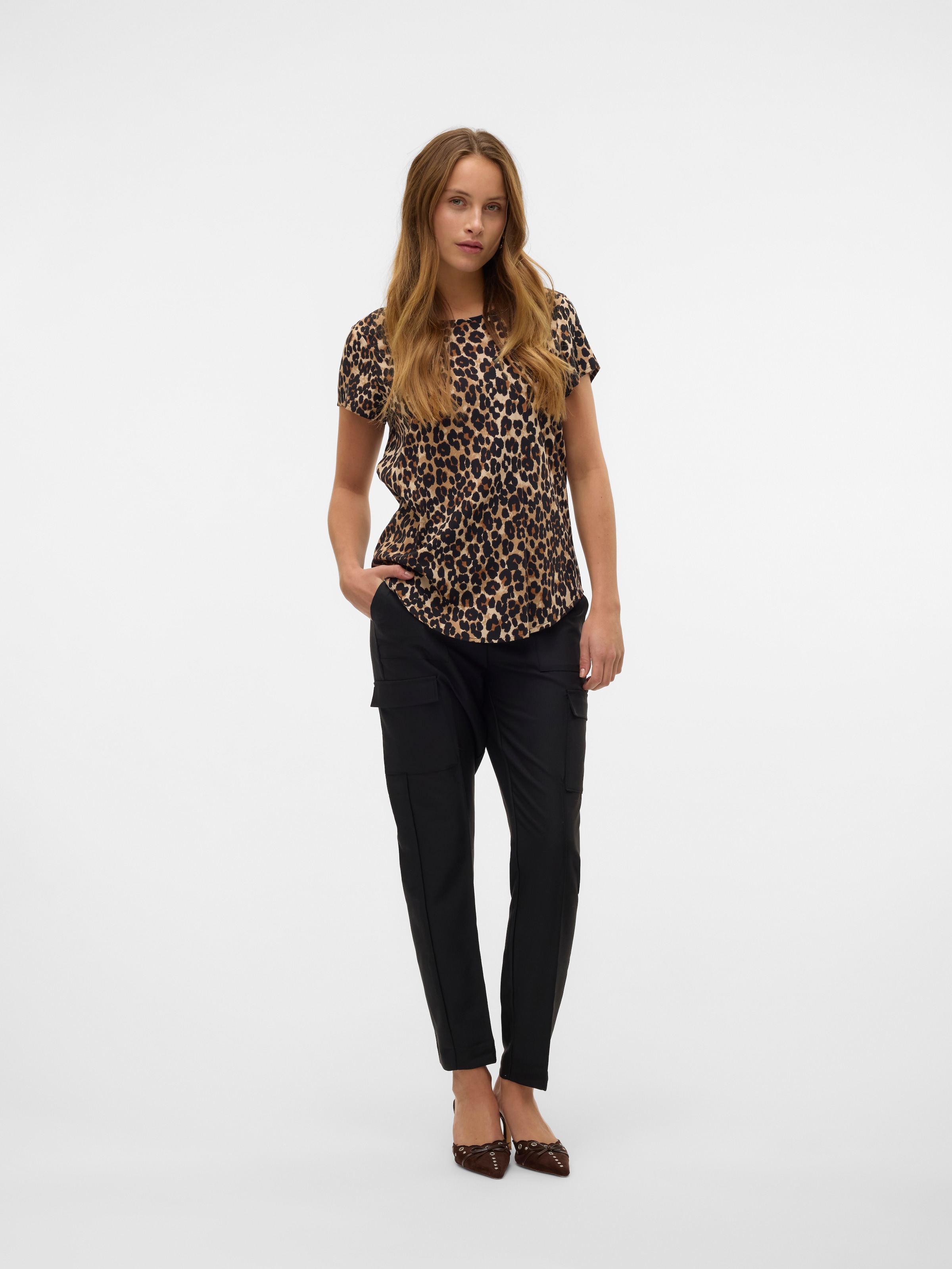 Vero Moda Shirtbluse »VMBELLA SS TOP AOP WVN GA«