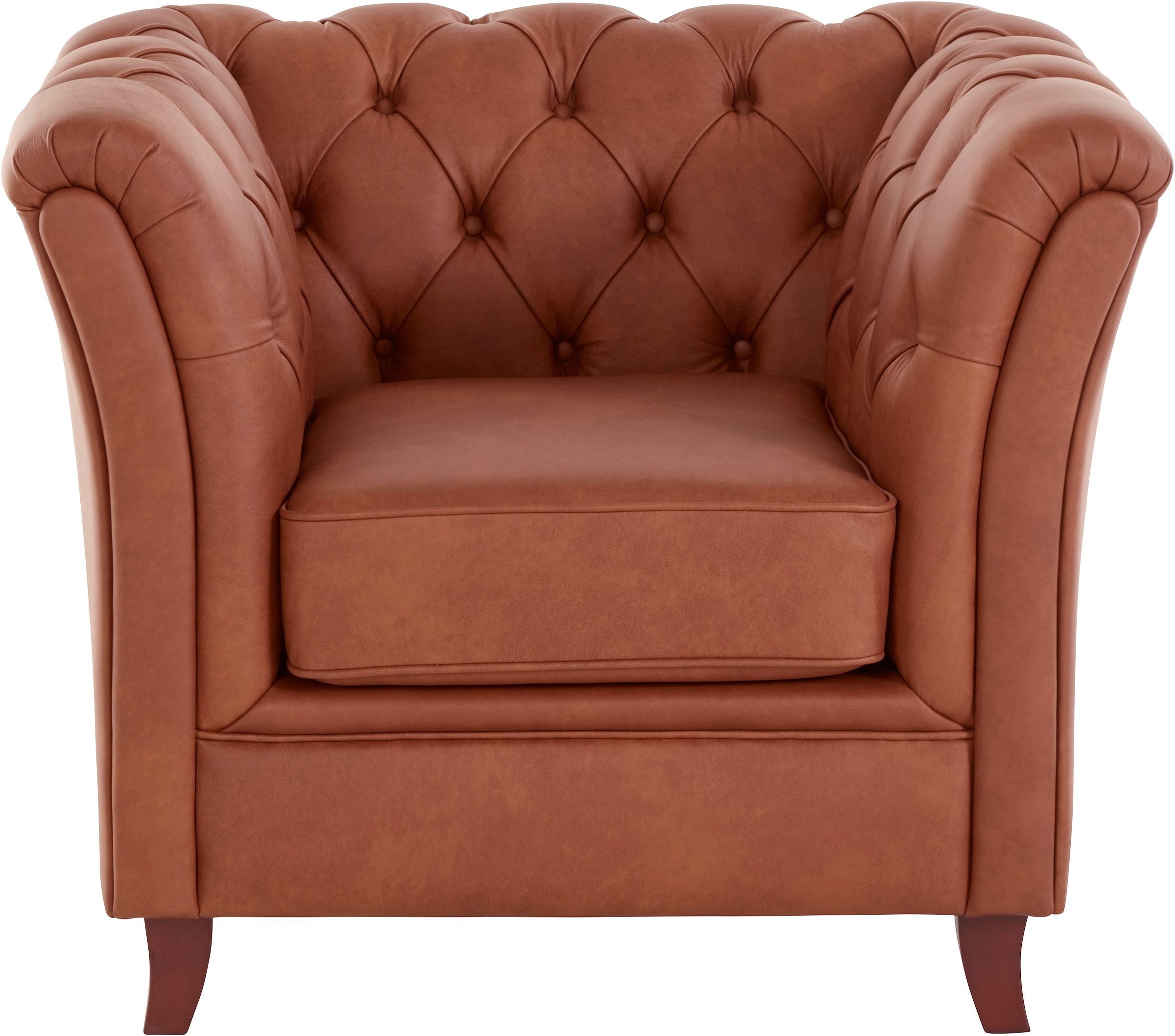 Home affaire Chesterfield-Sessel »Reims Cocktailsessel, Sessel«, mit echter Chesterfield-Knopfheftung, hochwertige Verarbeitung