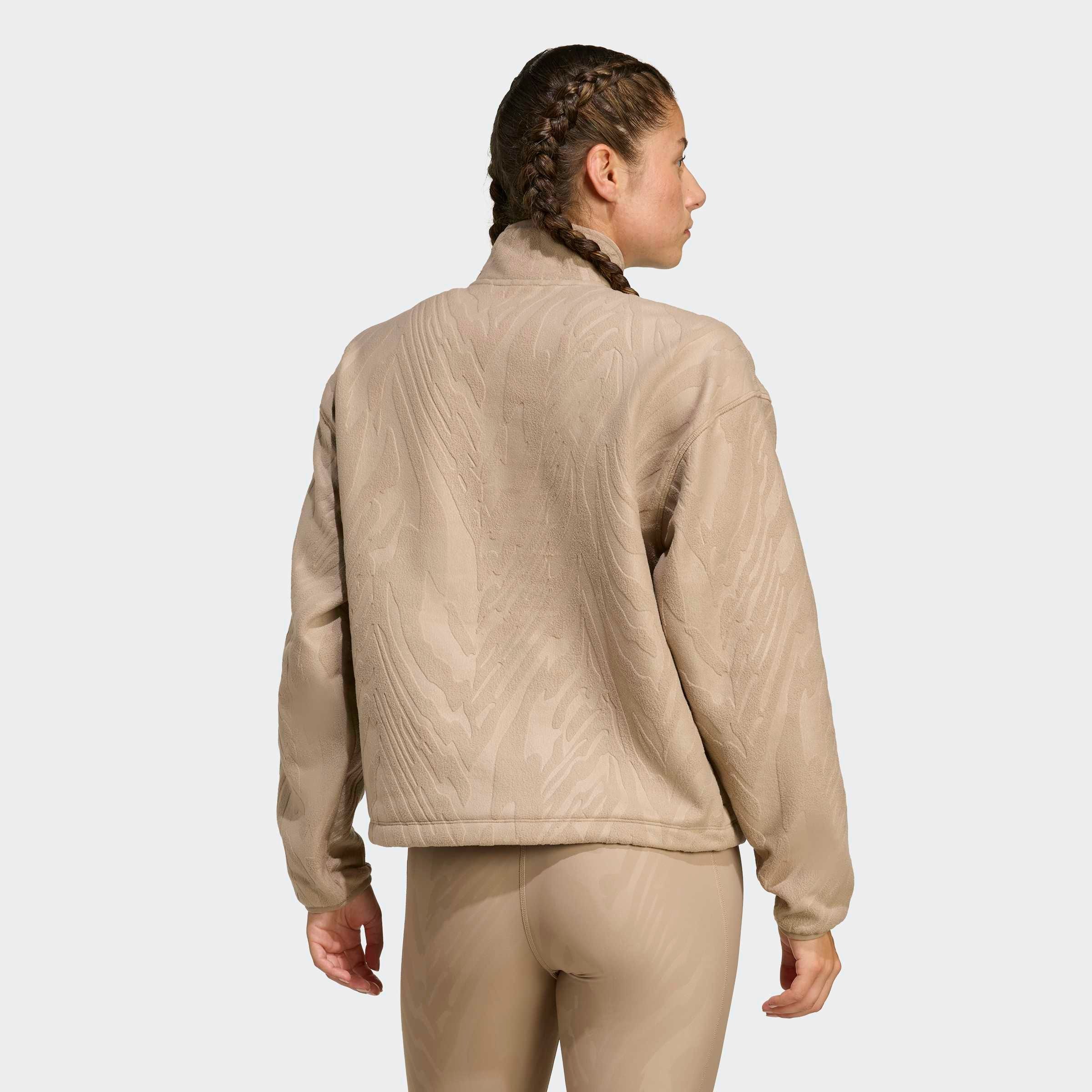 adidas Performance Rollkragenpullover »AOP POLARFLEECE« mit Rollkragen, etwas kürzerer Schnitt, sportlicher Stil