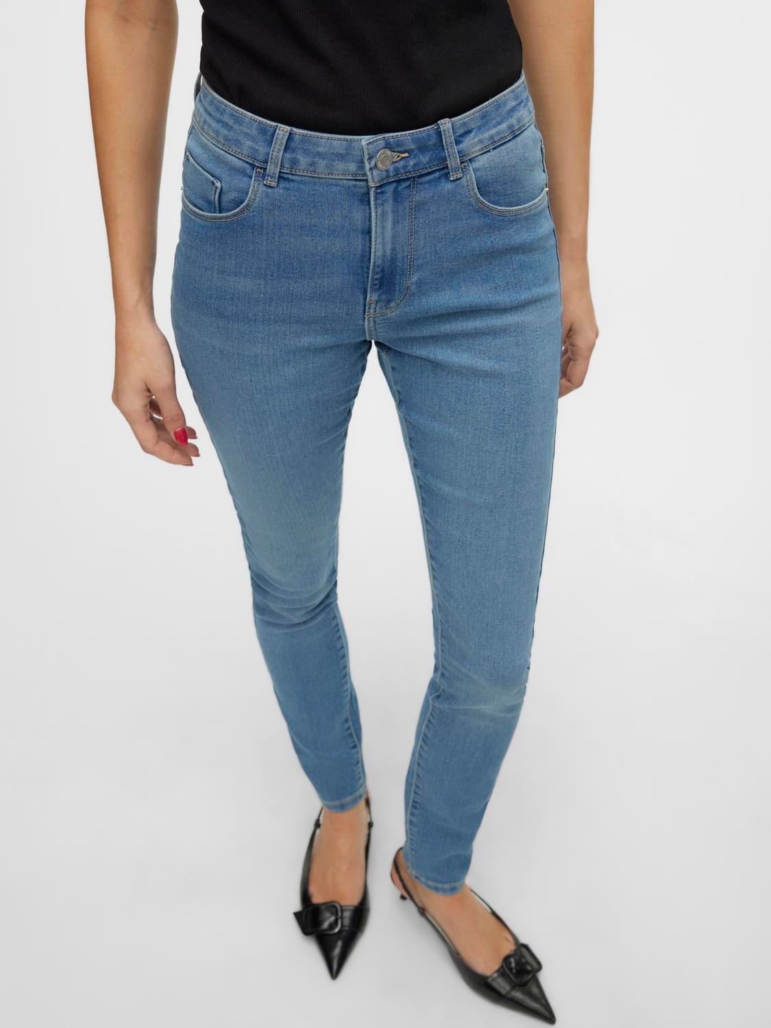 Vero Moda Skinny-fit-Jeans »VMELLY MR SKINNY JEANS BLUE NOOS«