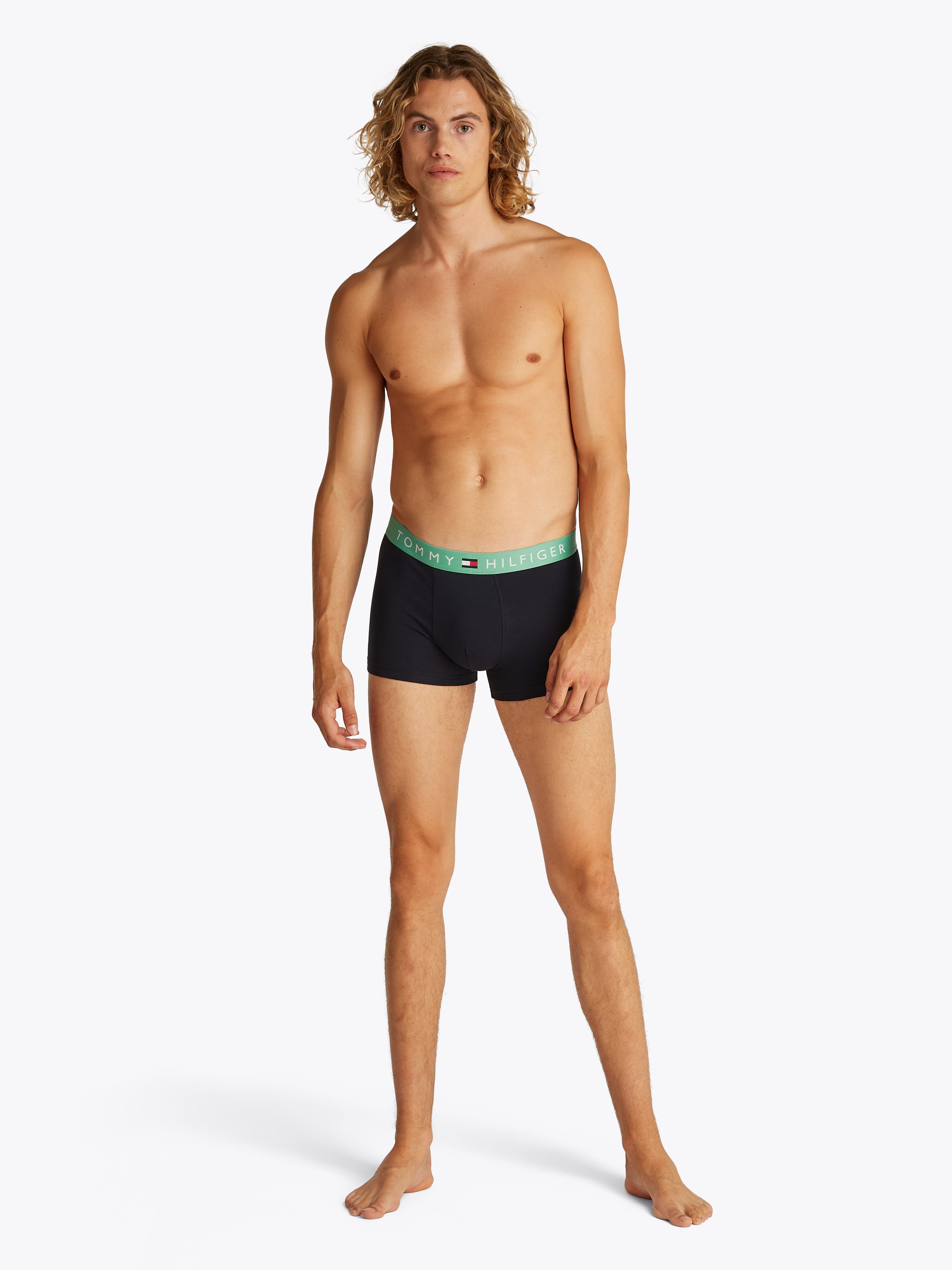 Tommy Hilfiger Underwear Trunk »5P TRUNK WB«, (Packung, 5 St., 5er), mit Logobund
