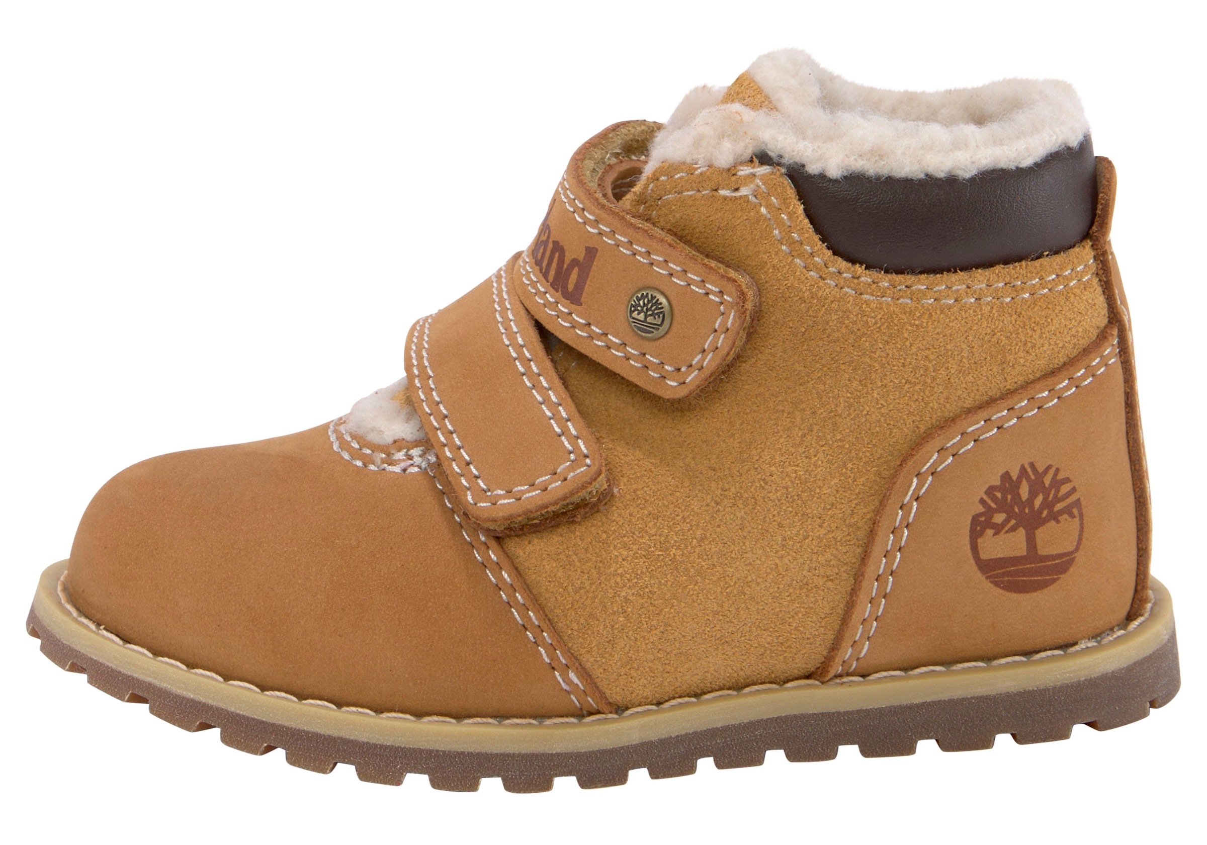 Timberland Klettboot »POKEY PINE MID WARM LINED HOOK & LOOP BOOT«, Winterstiefel, Winterboots, Snowboots, Winterschuhe, gefüttert
