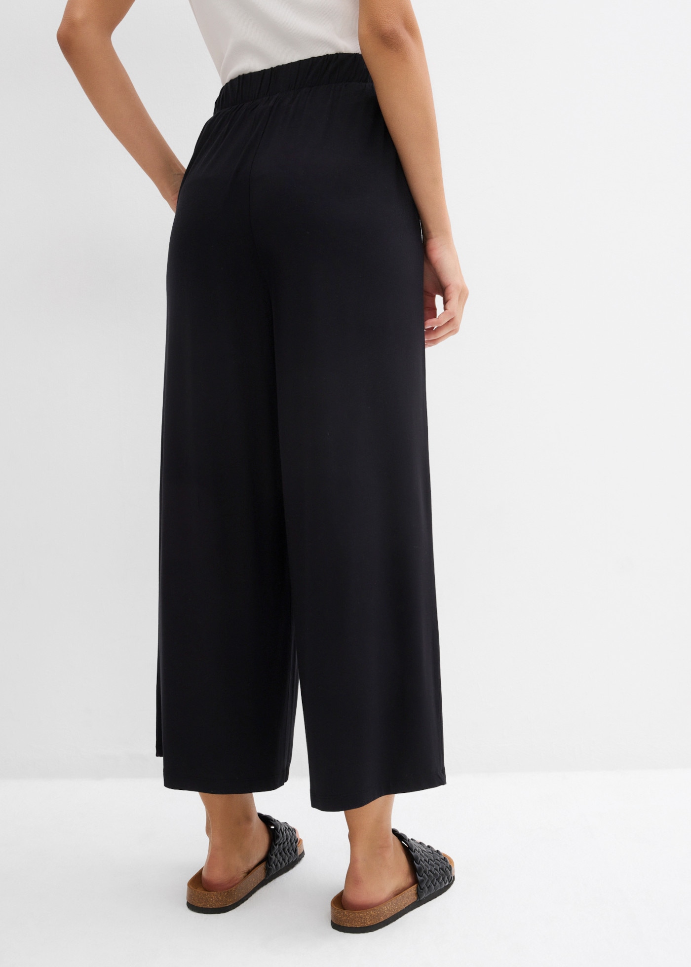 bonprix Culotte  lockere Passform, aus Viskose und Elasthan, 7/8-Länge
