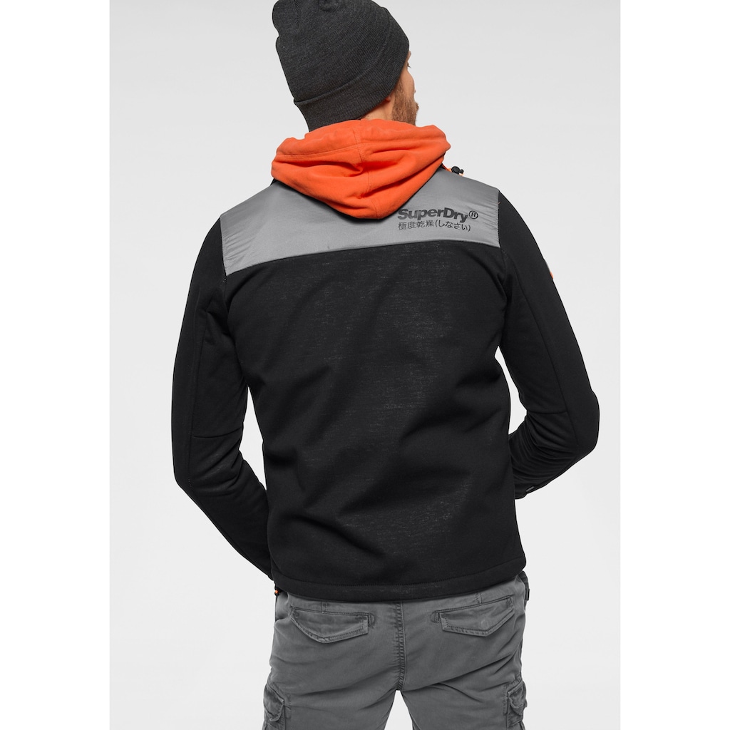 Superdry Windbreaker, ohne Kapuze, mit Kordelzug