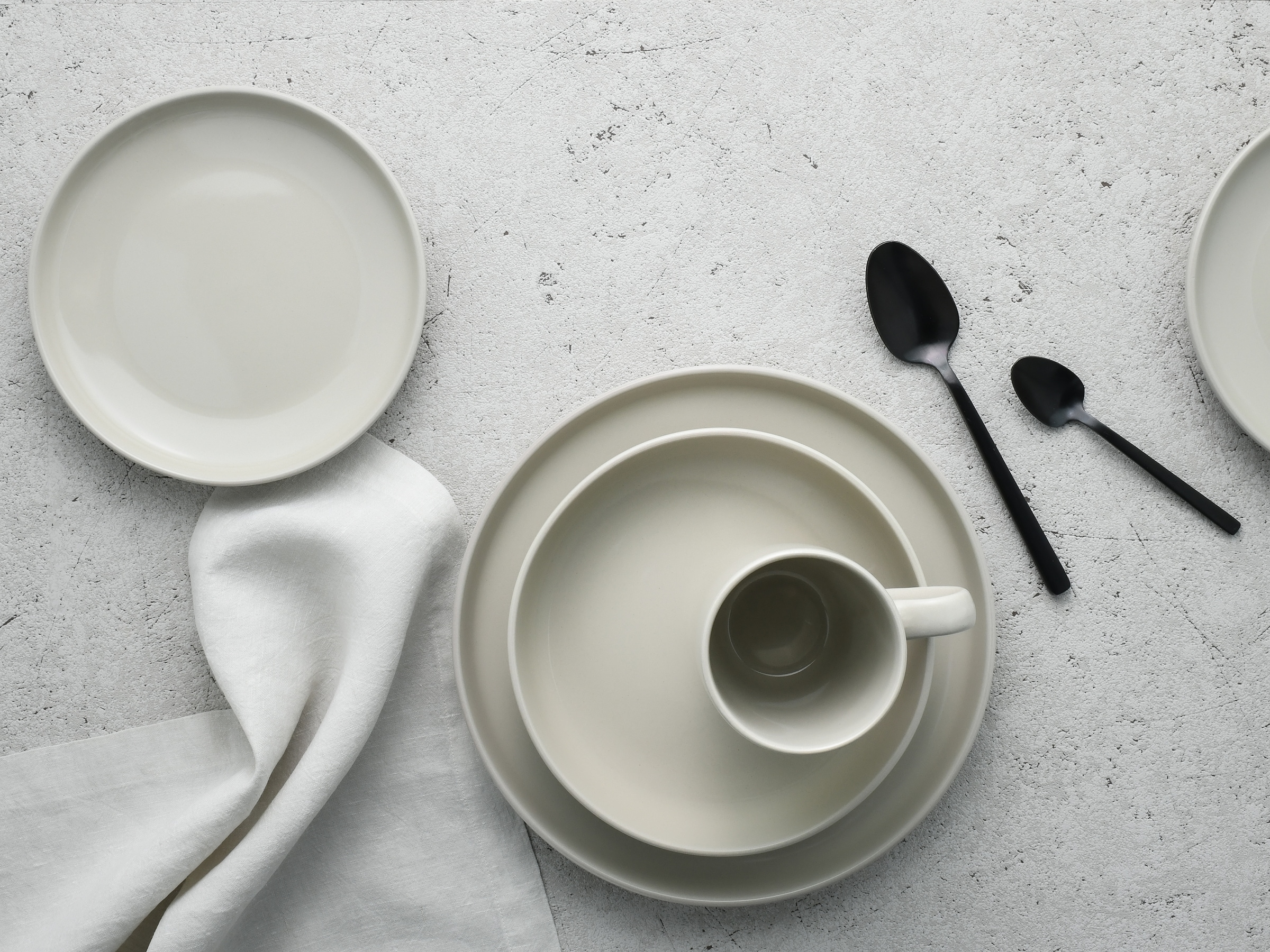 LeGer Home by Lena Gercke Kombiservice »Geschirr-Set, Service Liliane« skandinavische, minimalistische Formensprache, 16 Teile