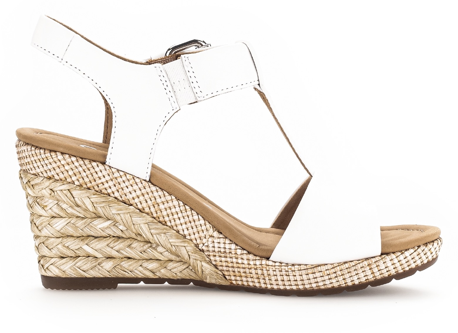 Gabor Keilsandalette »MILANO«, Sommerschuh, Sandale, Keilabsatz, mit Bastbezug, Weite G
