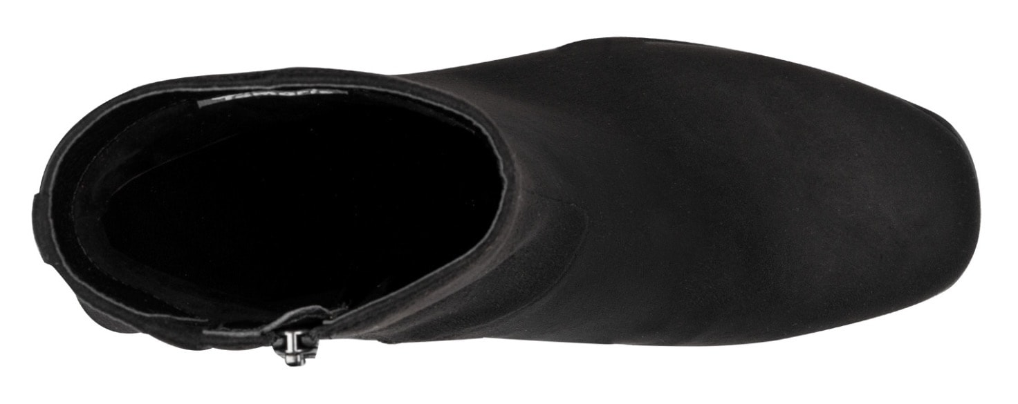 Tamaris Stiefelette  , Blockabsatz, Partystiefelette in veganer Verarbeitung