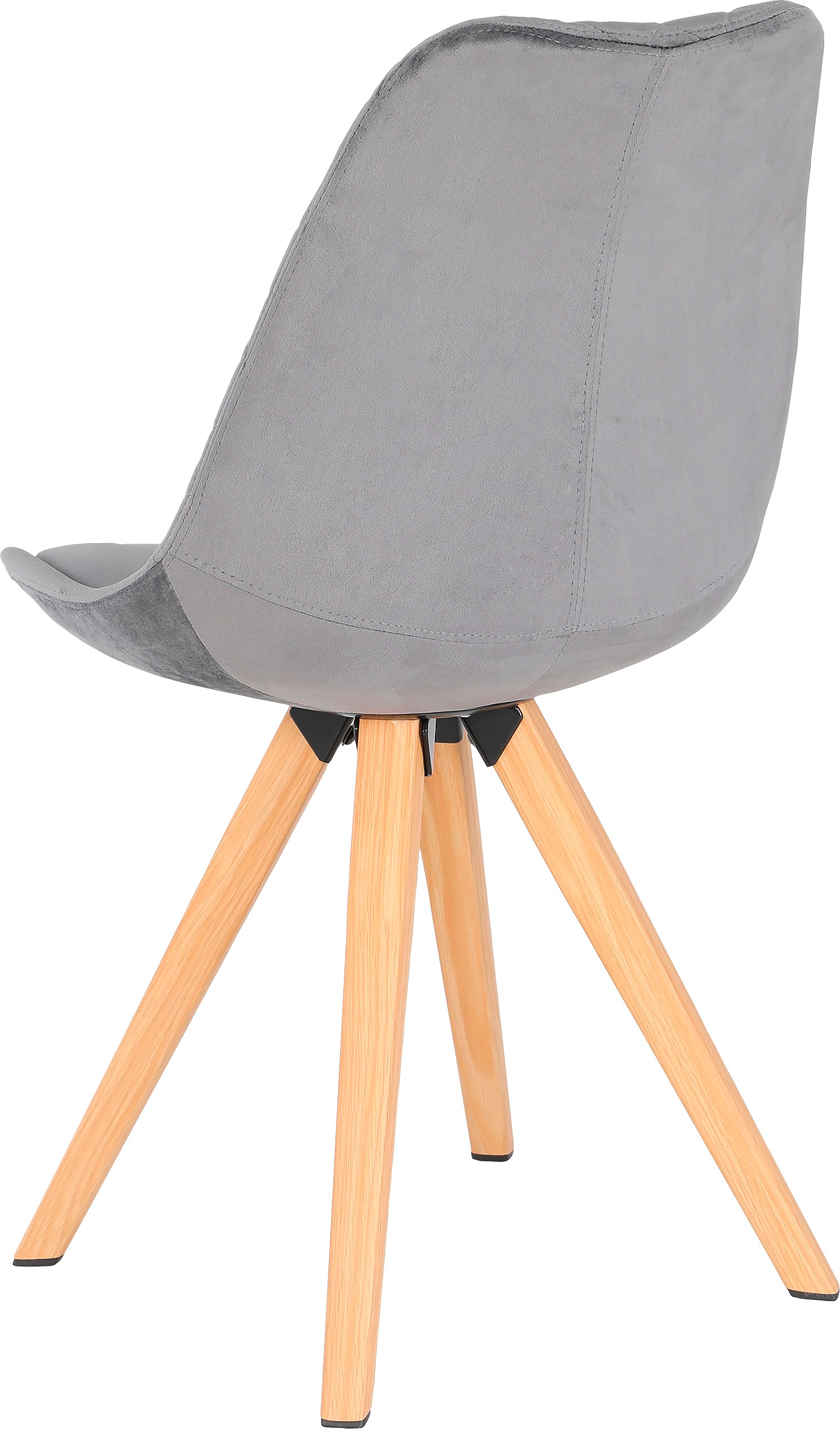 byLIVING Esszimmerstuhl »Arik«, (Set), 2 St., Samt, Bezug in Samt oder Cord, Gestell in Eichen-Optik