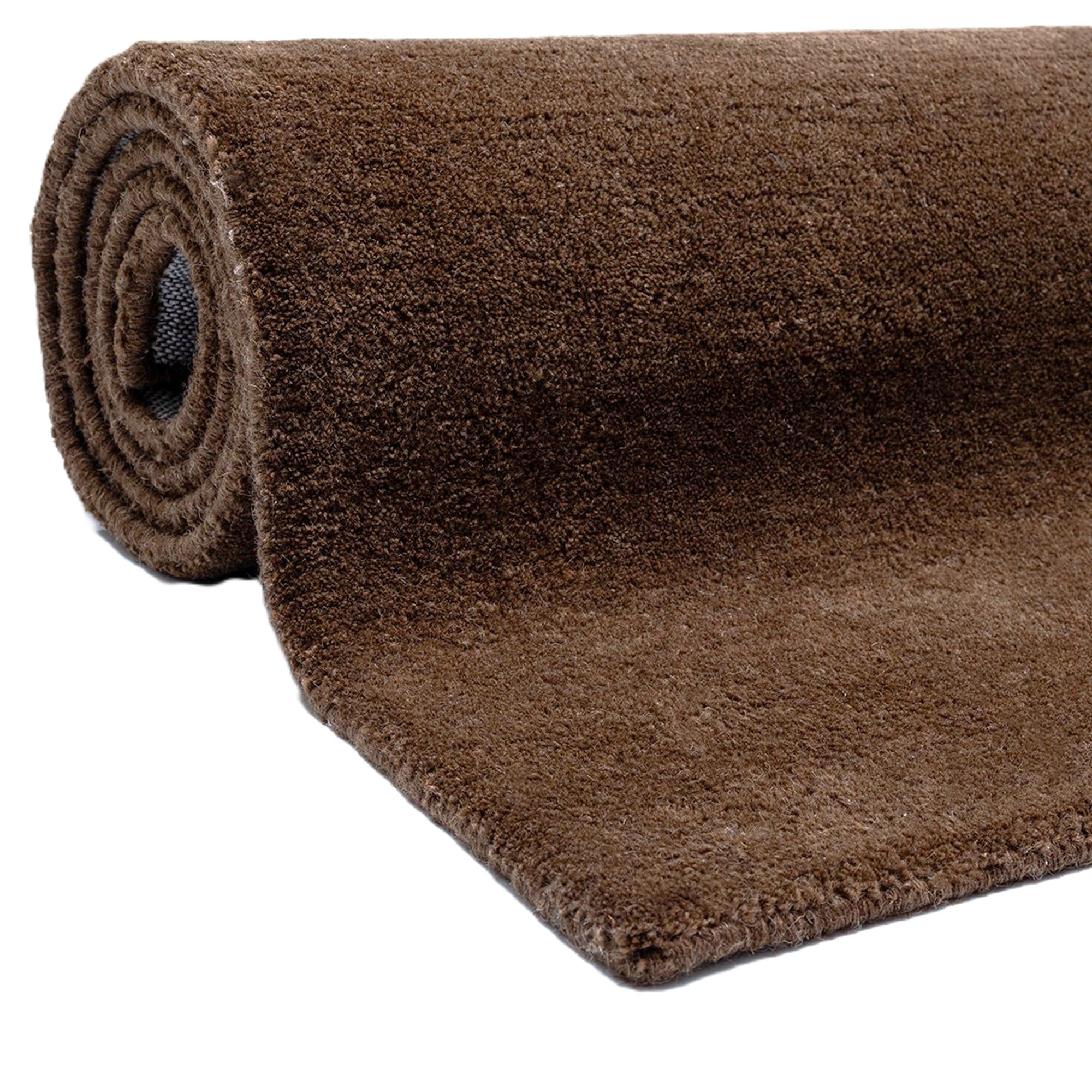 OTTO home Wollteppich »Gabbo Natur, Handgefertigt, Teppich, reine Wolle, meliert« rechteckig 14 mm Höhe reine Wolle, Uni, Wohnzimmer, Schlafzimmer, Esszimmer