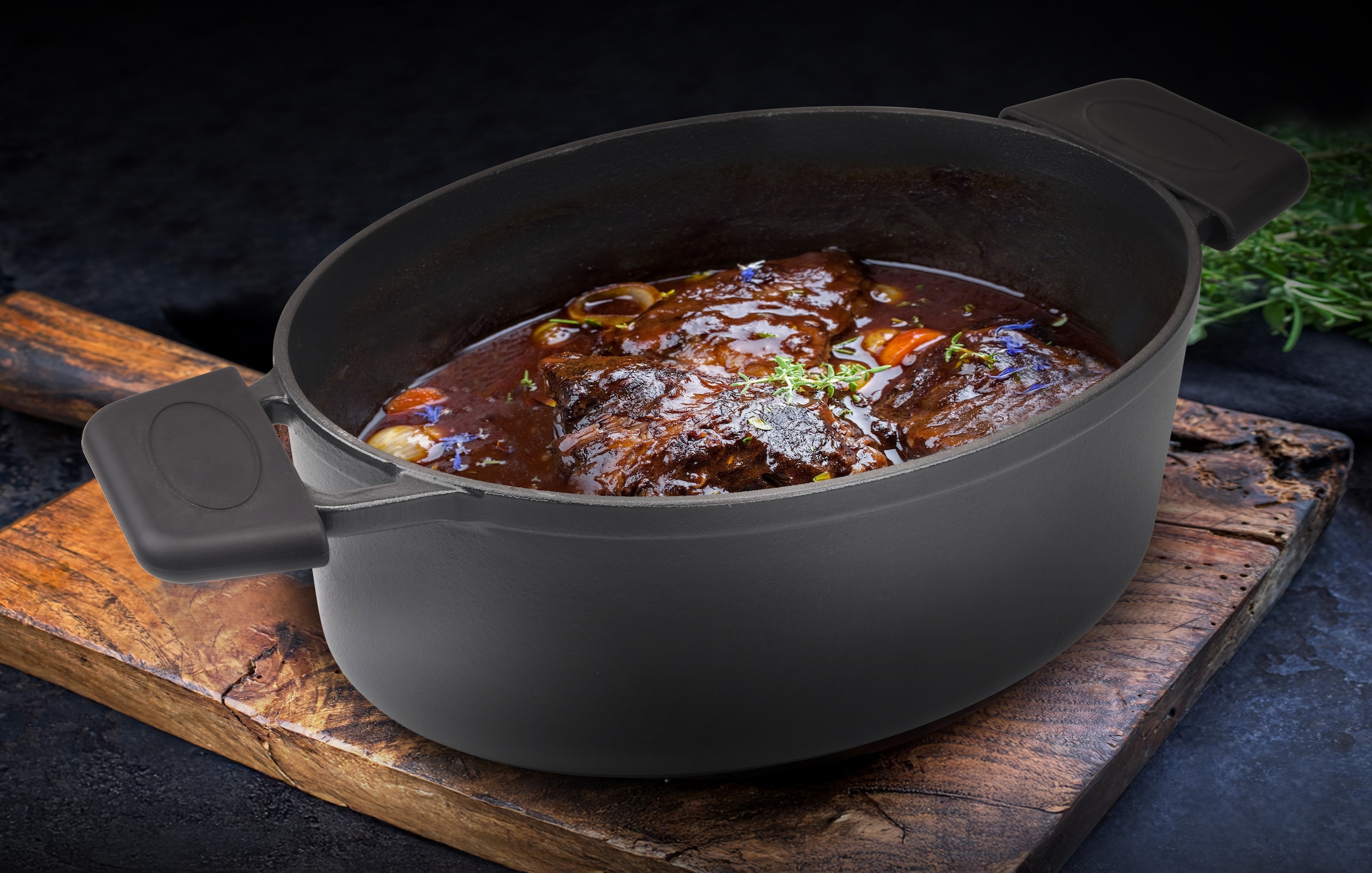 Hanseatic Bräter »hanseatic« 2 Stk. tlg. Gusseisen