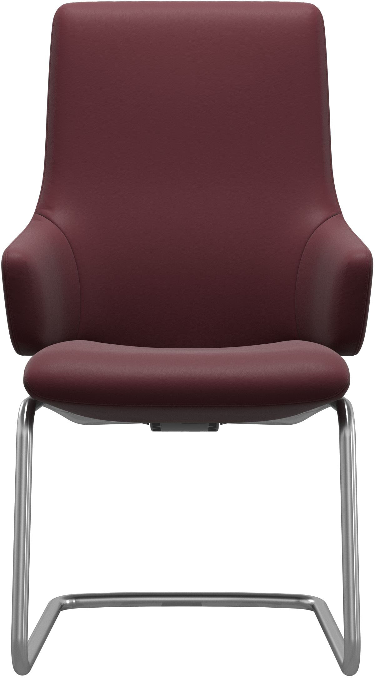 Stressless® Polsterstuhl »Laurel«, Leder BATICK, High Back mit Armlehne, Größe L, mit Beinen aus Stahl in Chrom
