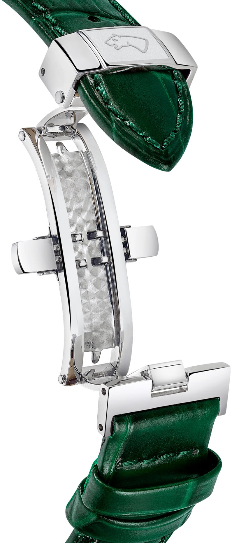 Jaguar Quarzuhr »Essentia« Armbanduhr, Herrenuhr, Swiss Made, Lederarmband, analog, Datum