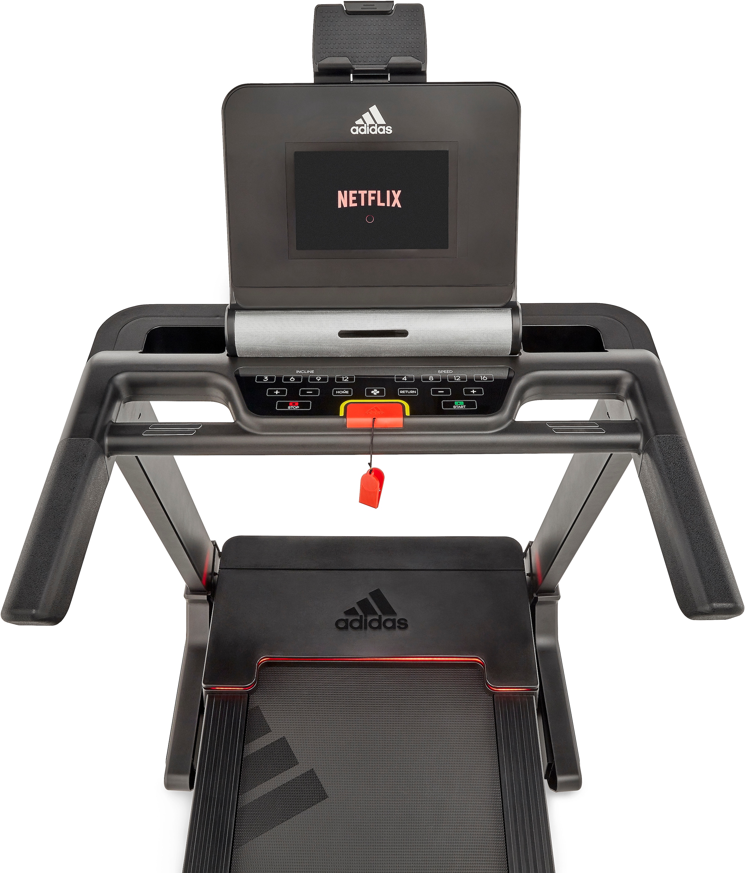 adidas Performance Laufband »T-19x«, (mit integriertem Ventilator und Tablet-Halterung), bis max. 20 km/h, klappbar