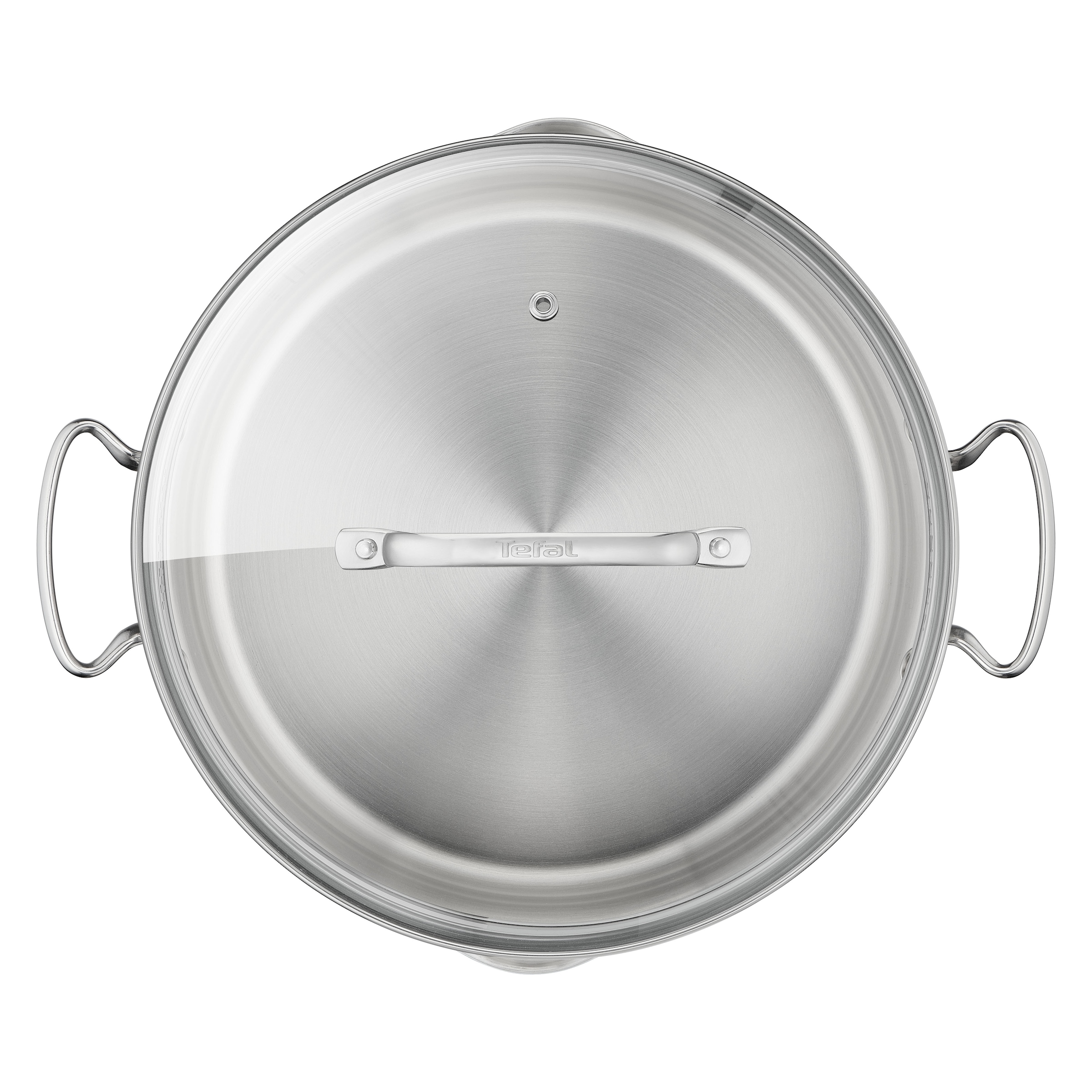 Tefal Topf-Set »Duetto+, Kochtopf Set mit Glasdeckel« Set, Stieltopf 16 cm, Schmortöpfe 18/20/24 cm, Suppentopf 22 cm, 10 tlg. Edelstahl