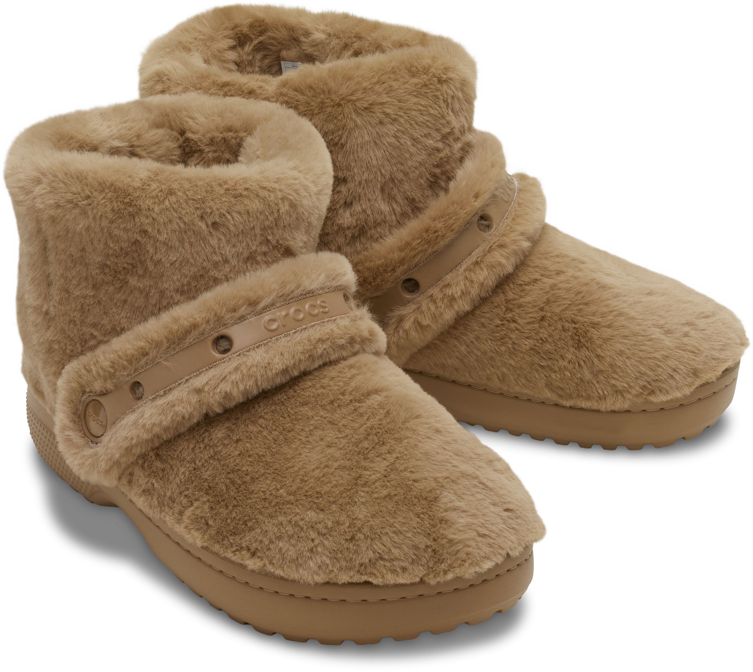 Crocs Winterboots »Unfurgettable Boot«  Schlupfboots, Hausschuh mit Klettriemchen, Warmfutter