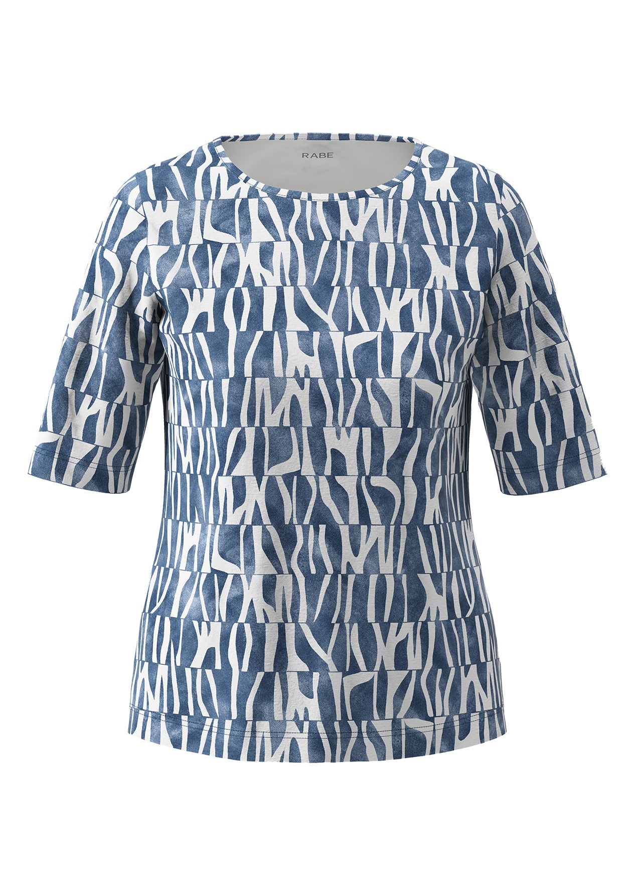 Rabe T-Shirt, mit All-Over Print