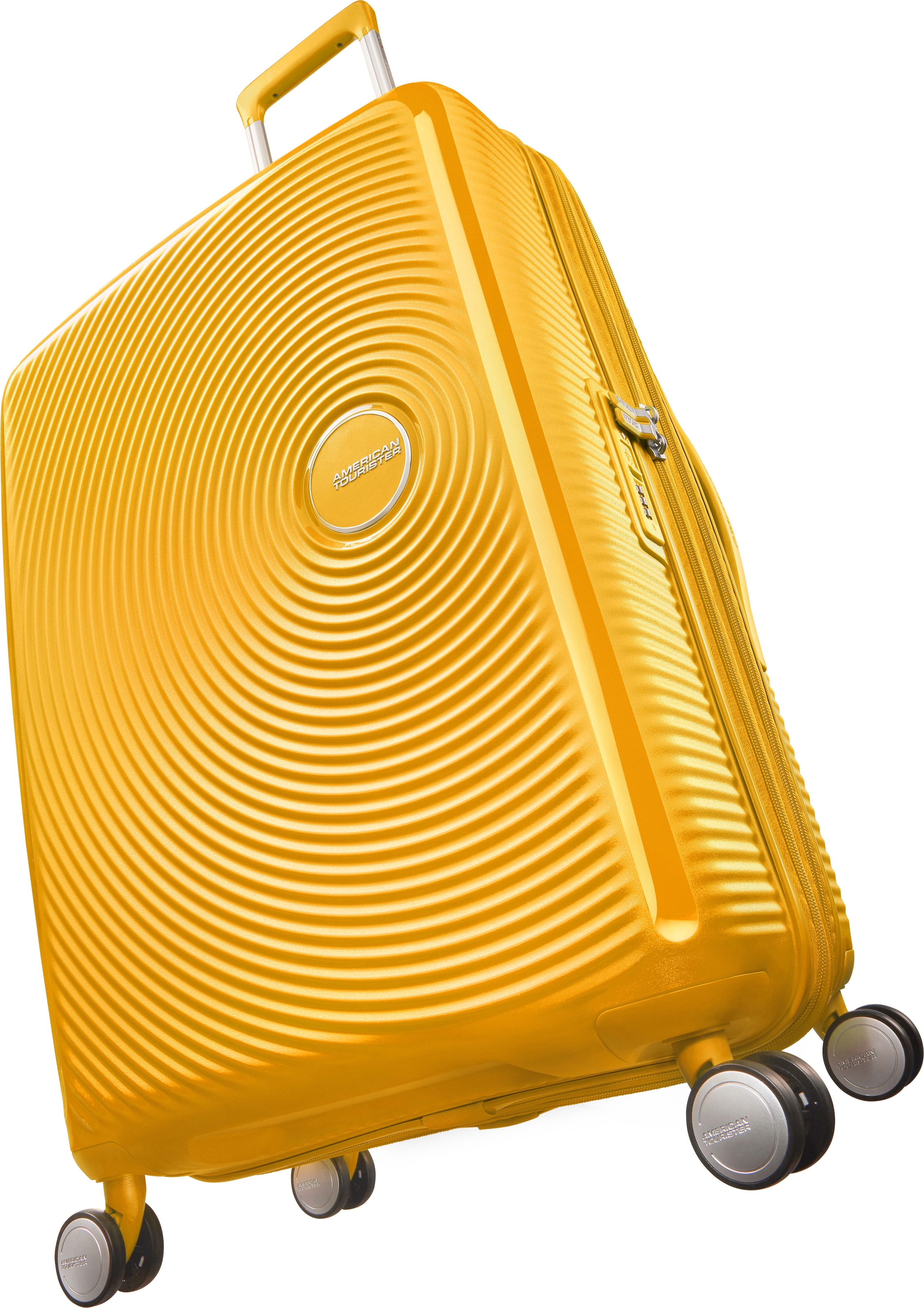 American Tourister® Hartschalen-Trolley »SOUNDBOX, in verschiedenen Farben und Größen«, 4 Rollen, Reisekoffer Trolley Aufgabegepäck TSA-Zahlenschloss Volumenerweiterung