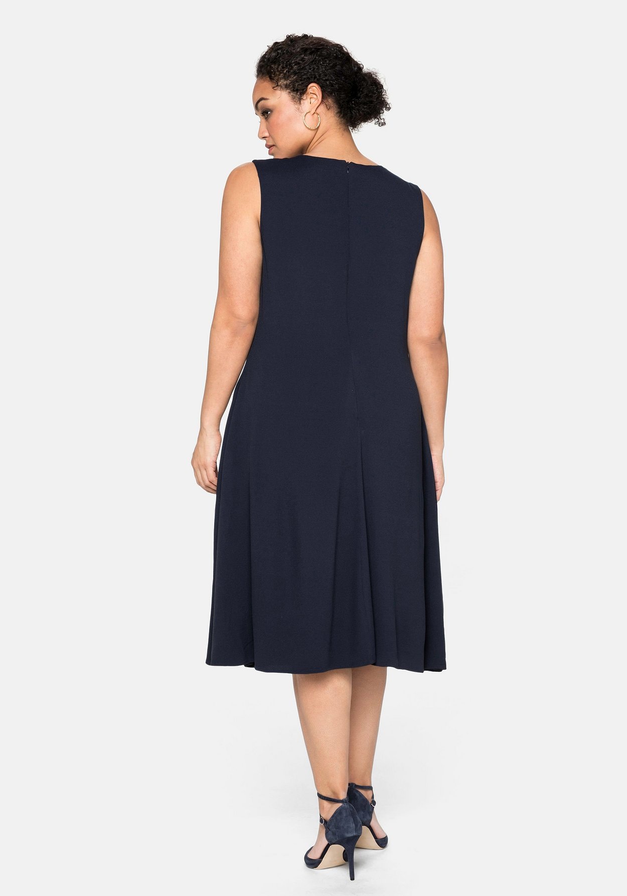 Sheego Abendkleid »Cocktailkleid mit Falten-Detail«