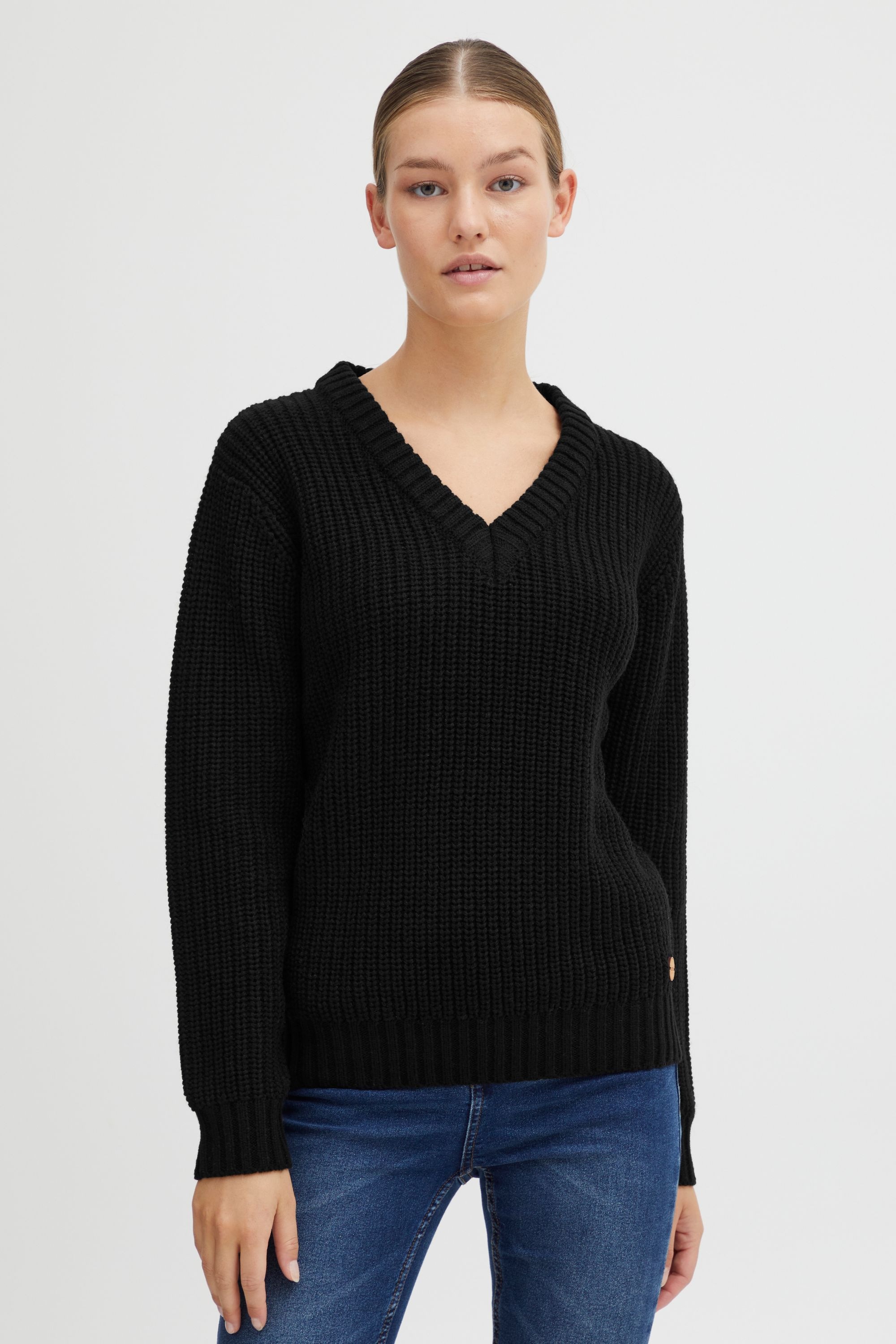 OXMO Strickfleece-Pullover »Strickpullover OXNanny«