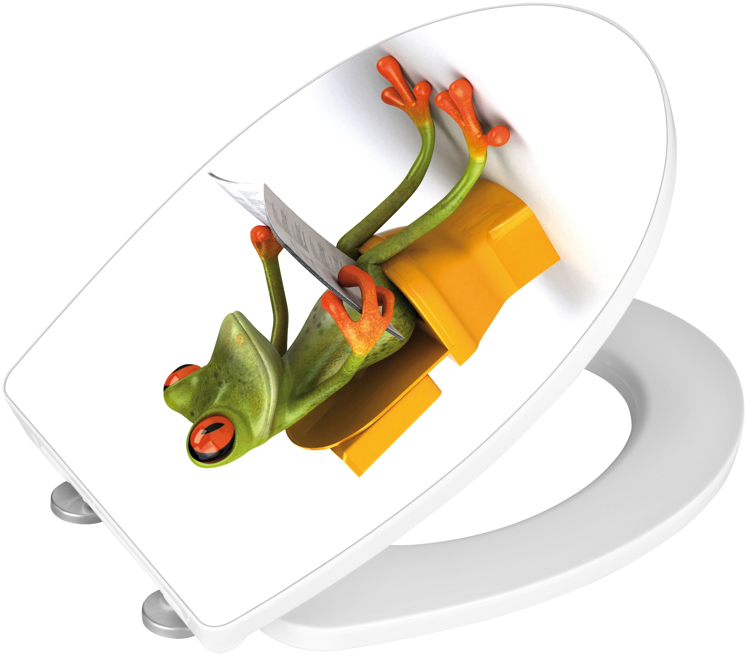 WENKO WC-Sitz »Frog News« Mit Absenkautomatik